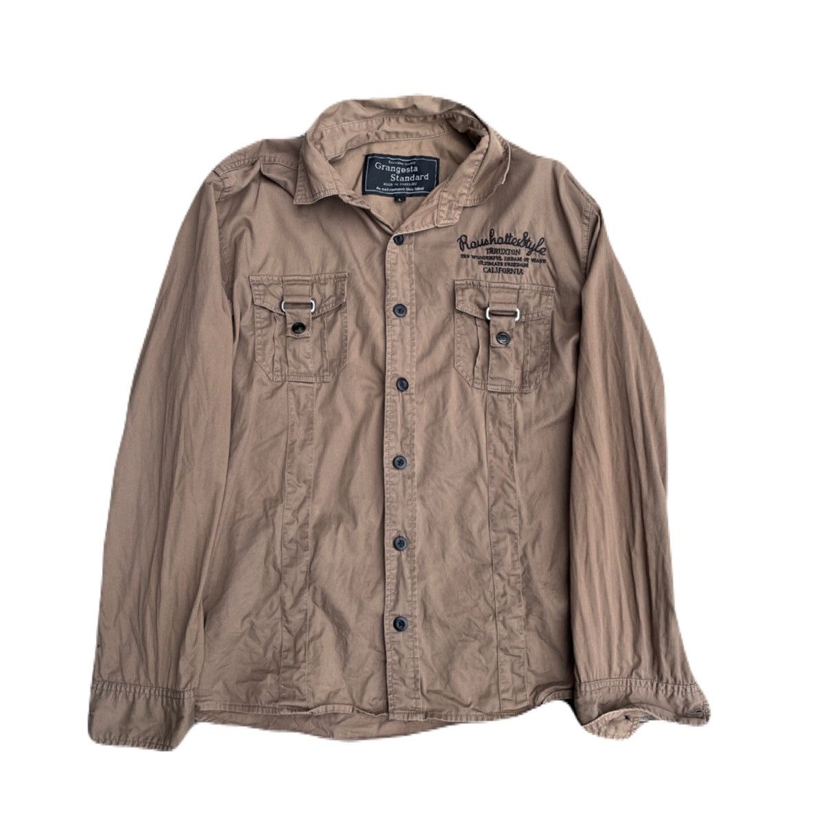 If Six Was Nine 2000s Japanese archive Vkei Belted Embroidery Shirts Y2K Size US S / EU 44-46 / 1 - 2 Thumbnail