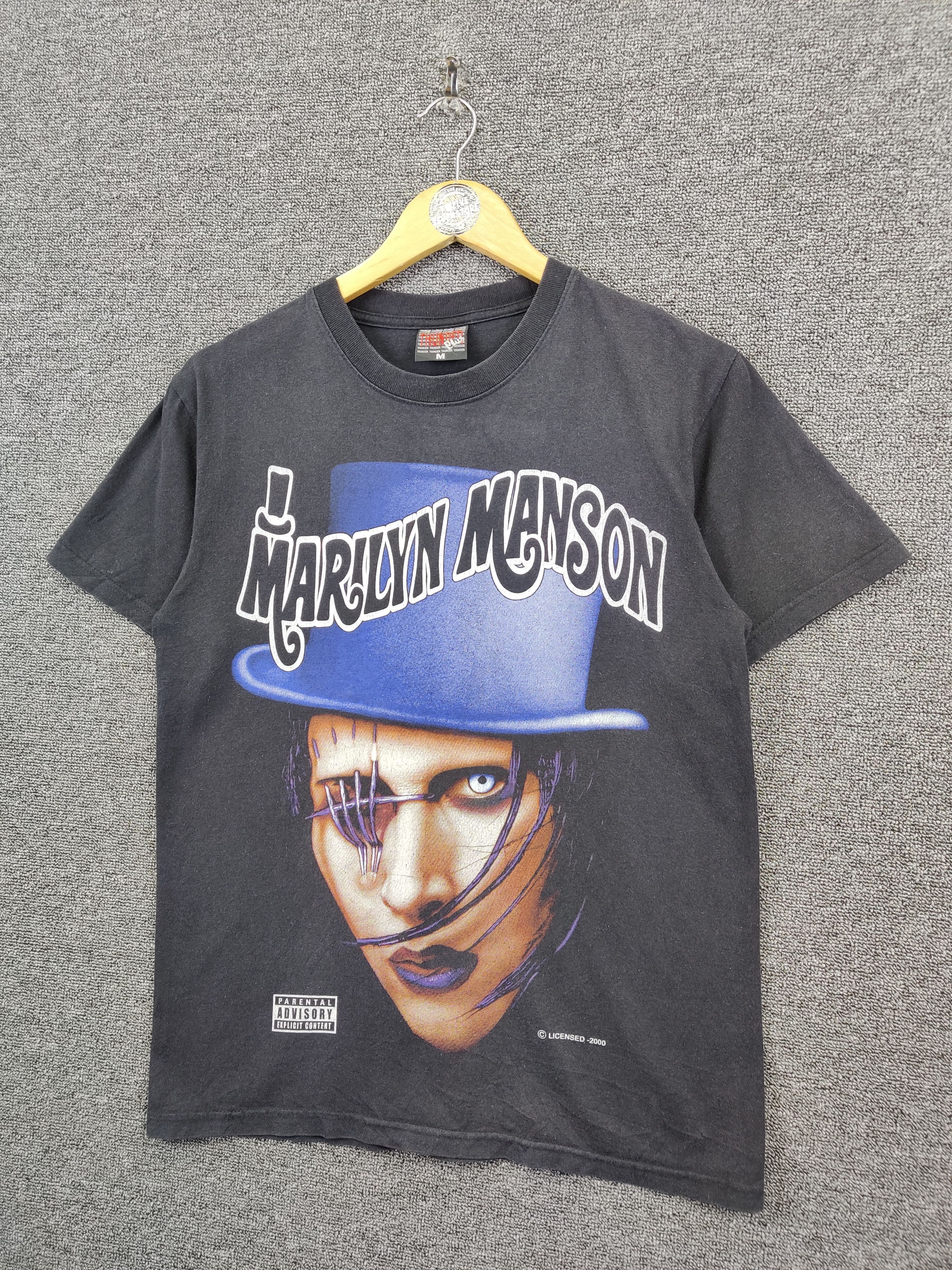 Marilyn Manson Vintage Marilyn Manson Rock Tee Tshirt Size US M / EU 48-50 / 2 - 2 Thumbnail