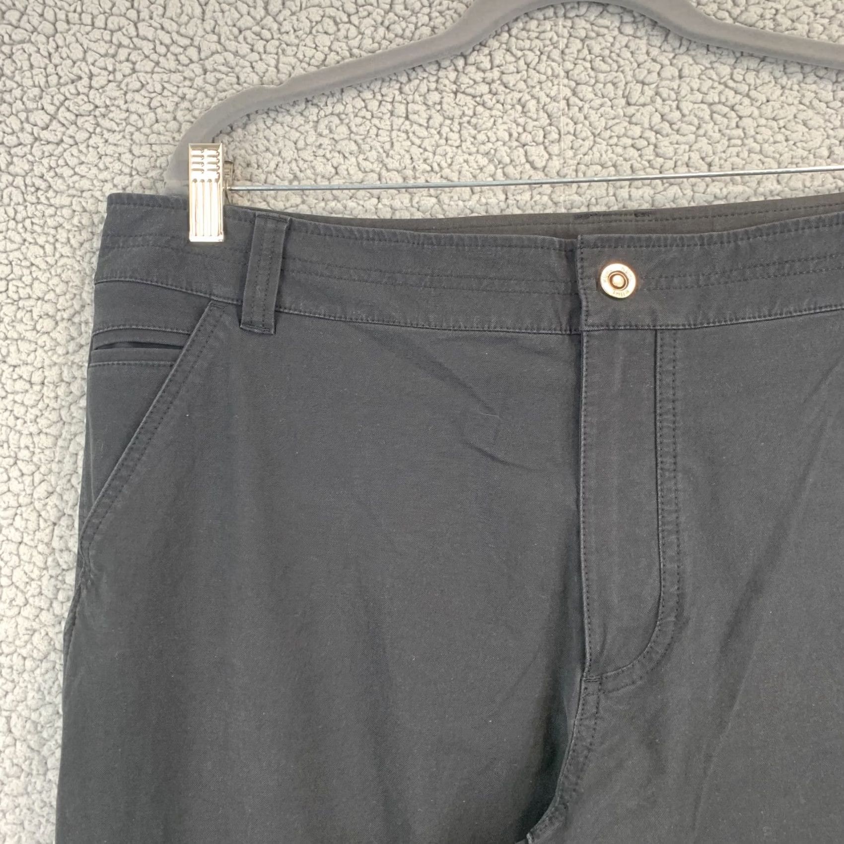 Carbon Kuhl Resistor Chino Mens 38x34 Carbon Gray Stretch Water Resistant Hiking Pants Shirt? Size US 38 / EU 54 - 2 Thumbnail