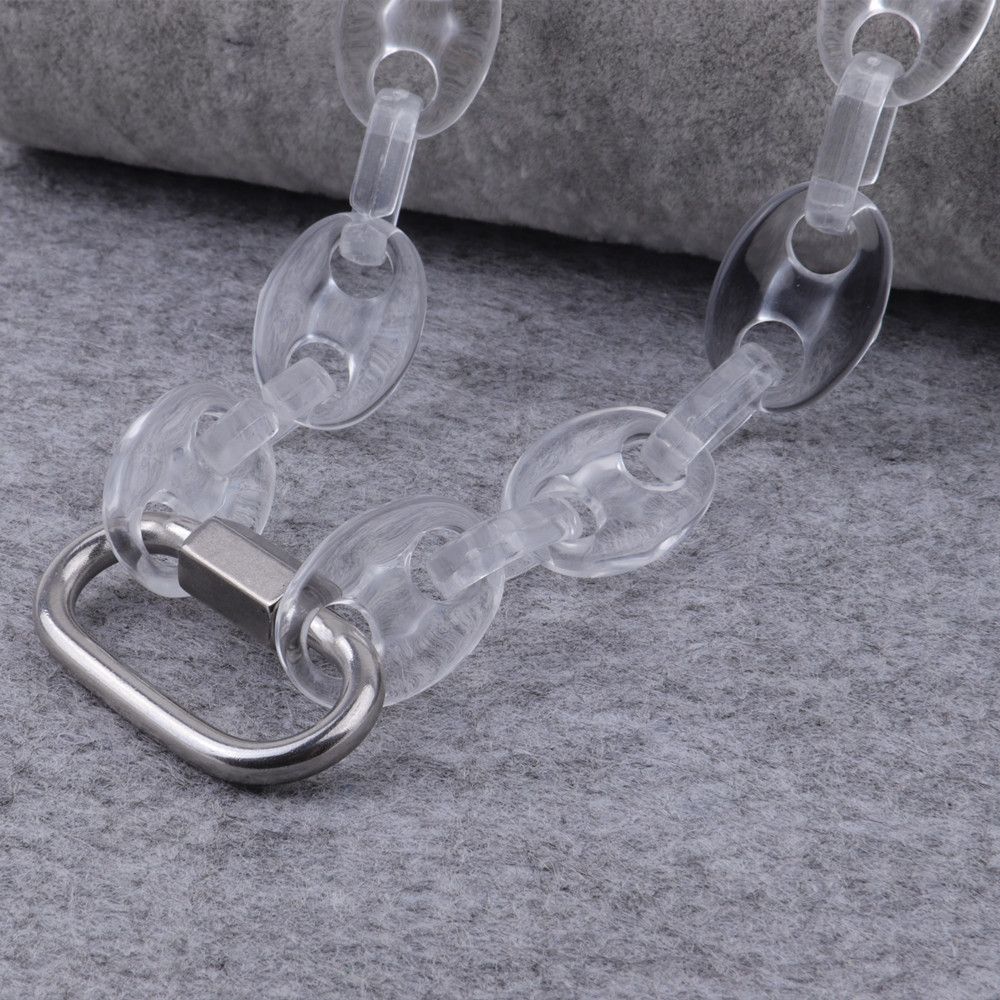 Jewelry New Transparent Acrylic Chain Necklace Size ONE SIZE - 2 Thumbnail