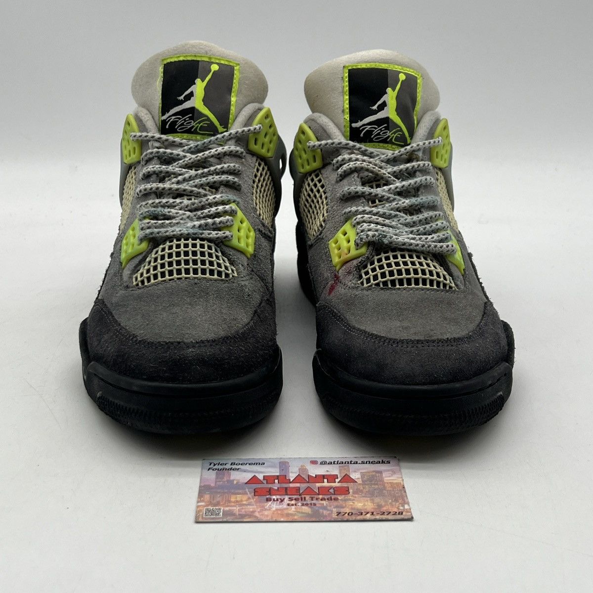 Jordan Brand Air Jordan 4 neon 95 Size US 8.5 / EU 41-42 - 2 Thumbnail