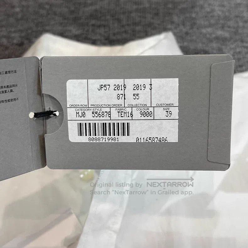 Balenciaga Balenciaga size 39 Back Logo Shirt Size US XS / EU 42 / 0 - 4 Thumbnail