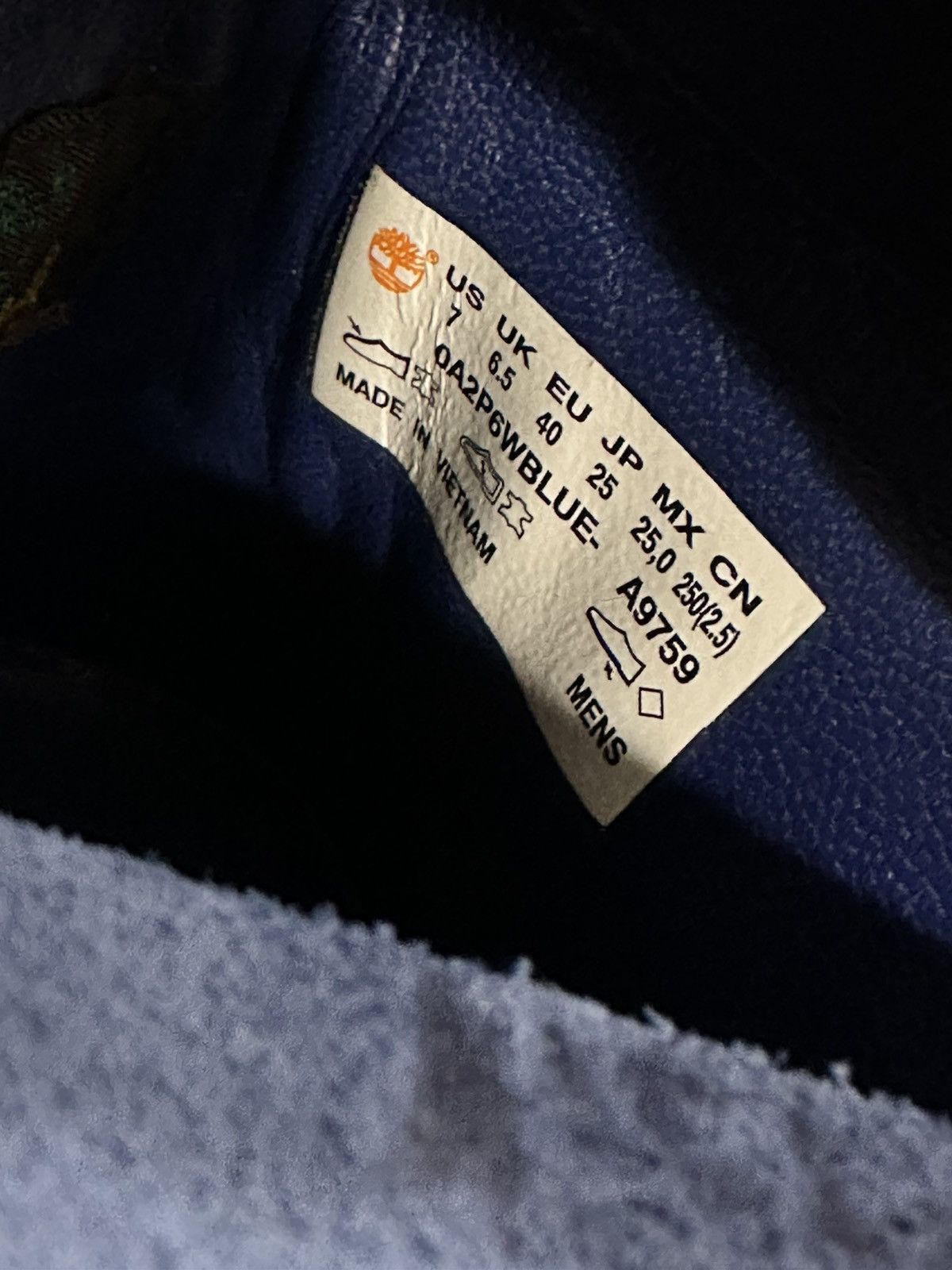 Timberland Victor Victor Timberlamd Blue Pop smoke tribute sample Size US 7 / EU 40 - 9 Thumbnail