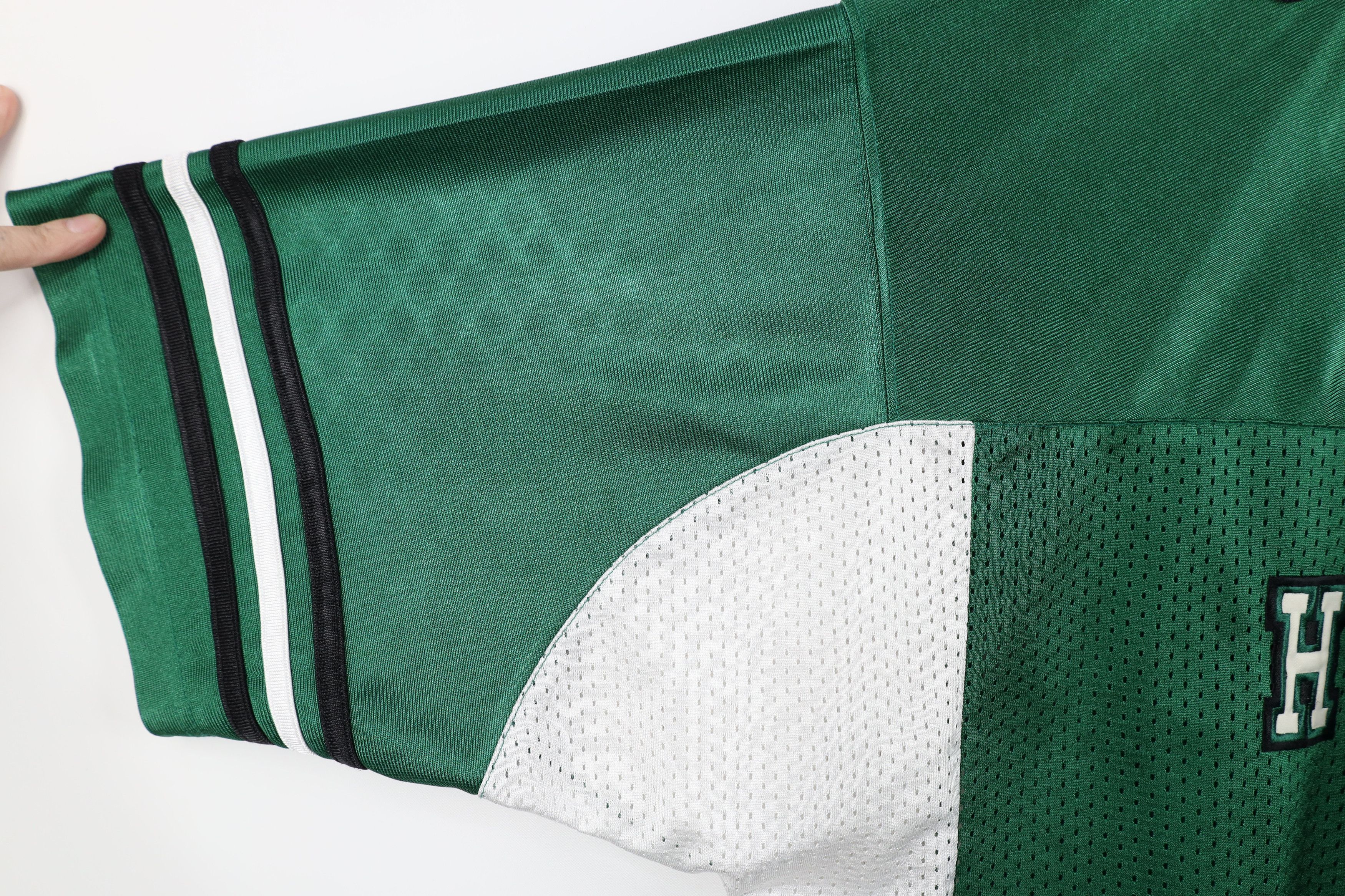 Vintage Vintage 90s Y2K Streetwear Hop Harlem Football Jersey Green Size US XL / EU 56 / 4 - 8 Thumbnail