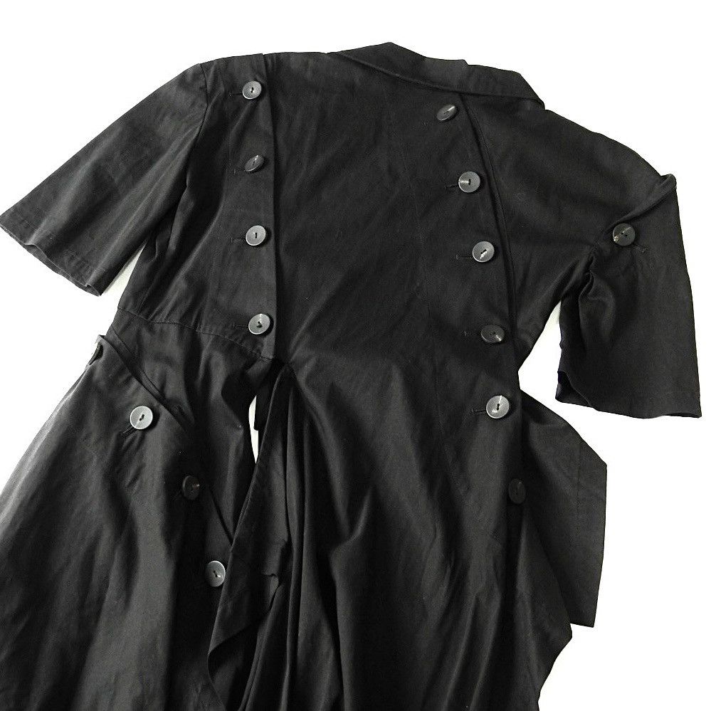 Yohji Yamamoto Yohji Yamamoto Femme SS18 Drape Button Asymmetrical Jacket Size M / US 6-8 / IT 42-44 - 9 Thumbnail