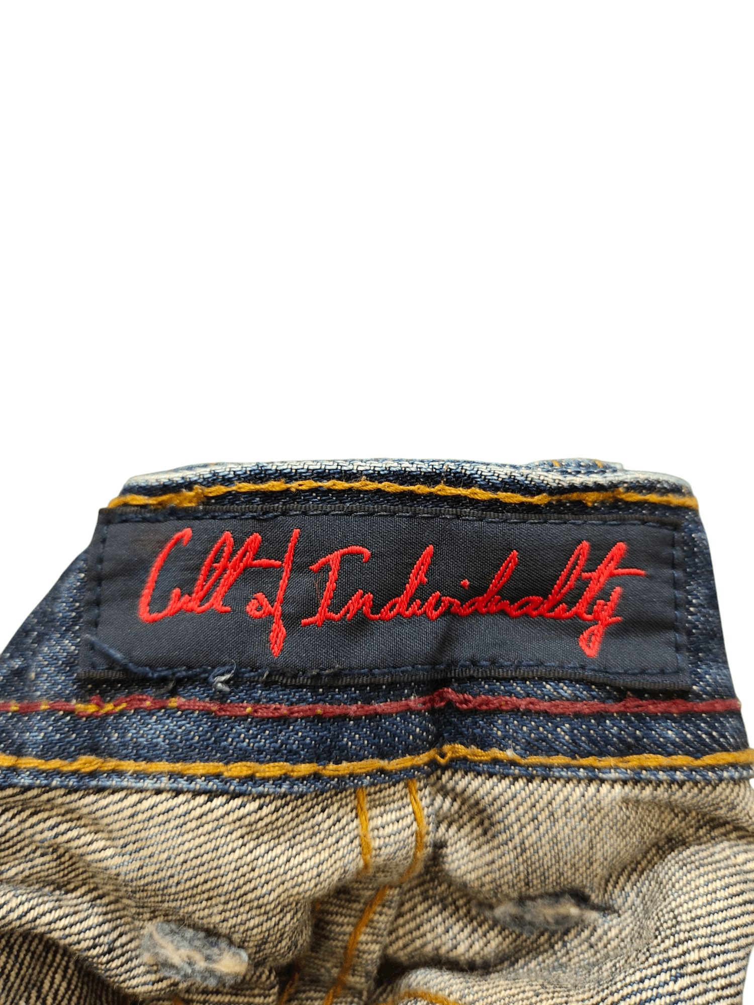 Kapital Cult Of Individuality Distress Clawmark Selvedge Jeans Size US 31 - 13 Thumbnail