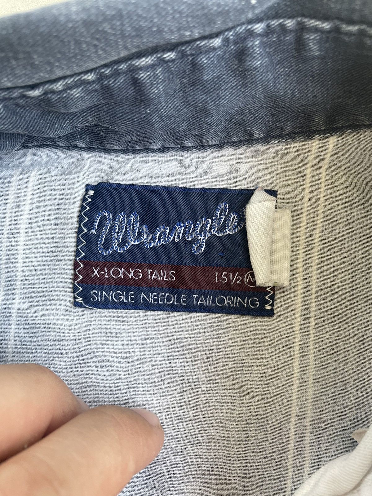 Vintage × Wrangler VINTAGE WRANGLER X LONG TAILS SHIRT Size US M / EU 48-50 / 2 - 5 Thumbnail
