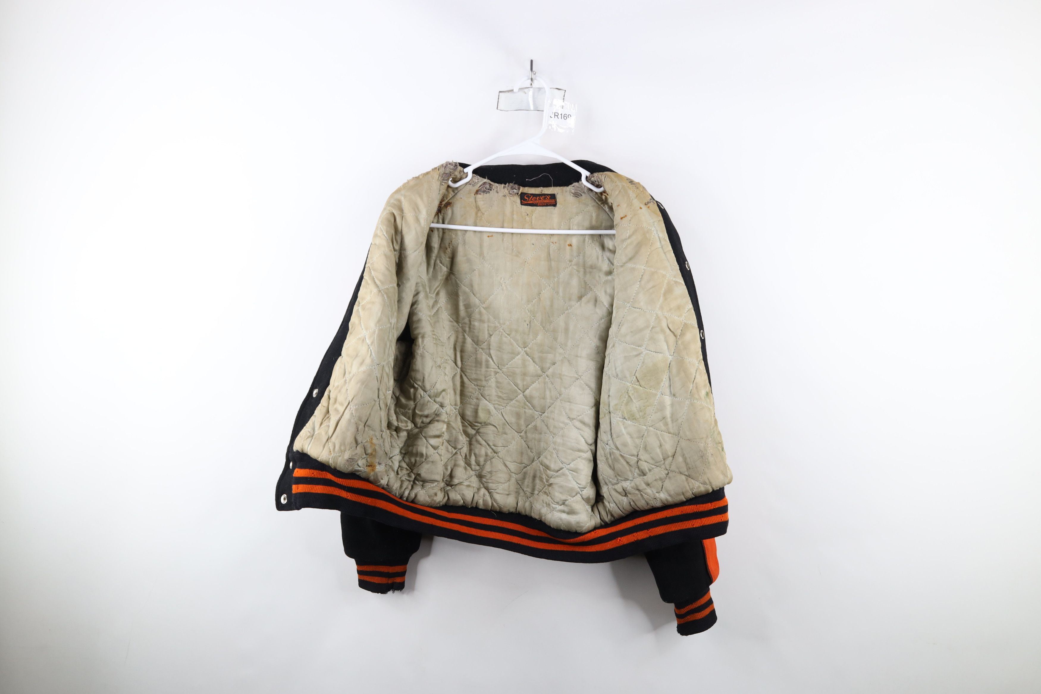 Vintage Vintage 60s Streetwear Letterman Varsity Jacket USA Black Size US S / EU 44-46 / 1 - 10 Thumbnail