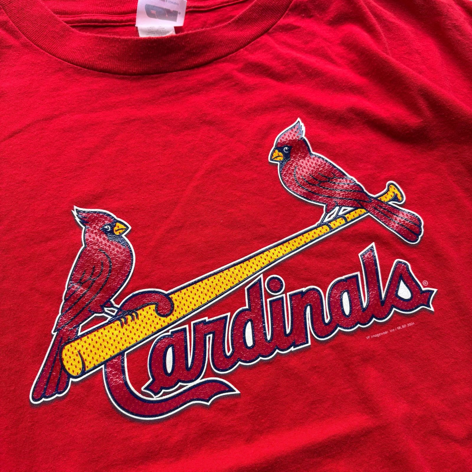 MLB × Vintage Vintage Y2K Louisville Cardinals MLB T-shirt Size US XXL / EU 58 / 5 - 2 Thumbnail