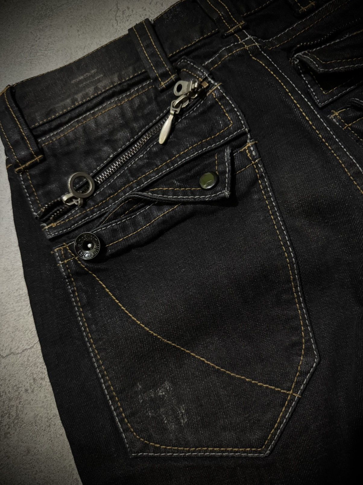 Hysteric Glamour Y2k Apestcip Ifsixwasnine Distressed Jeans Size US 31 - 8 Thumbnail