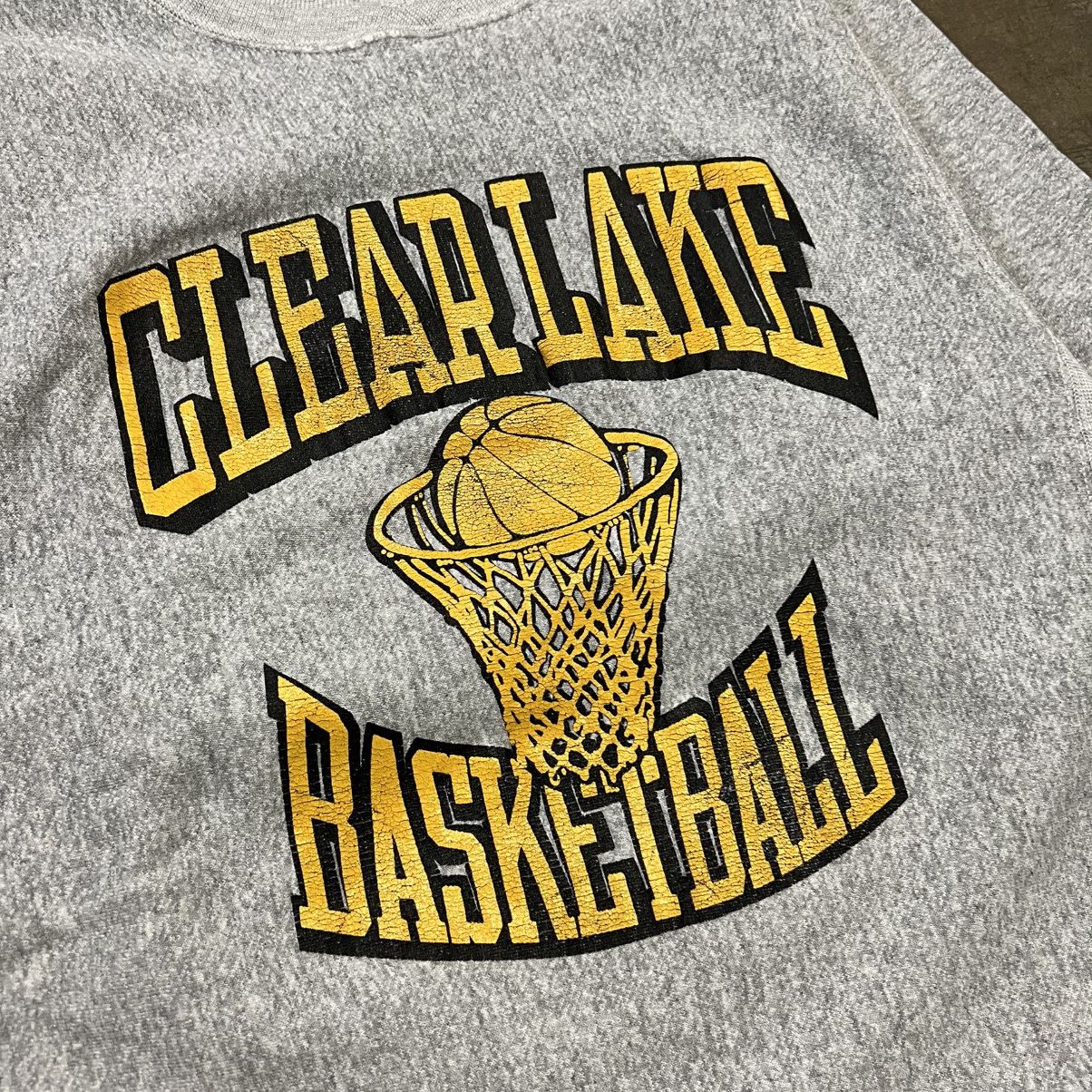 Hanes × Vintage Vintage 90s Heavyweight Basketball Crewneck Sweatshirt USA Size US XL / EU 56 / 4 - 6 Thumbnail