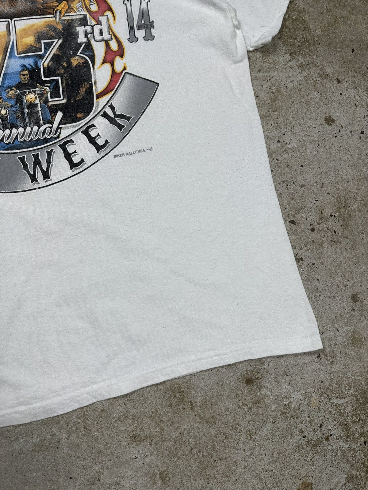 Harley Davidson Vintage Bike Week Daytona Beach Harley Moto Print T Shirt Size US L / EU 52-54 / 3 - 10 Thumbnail