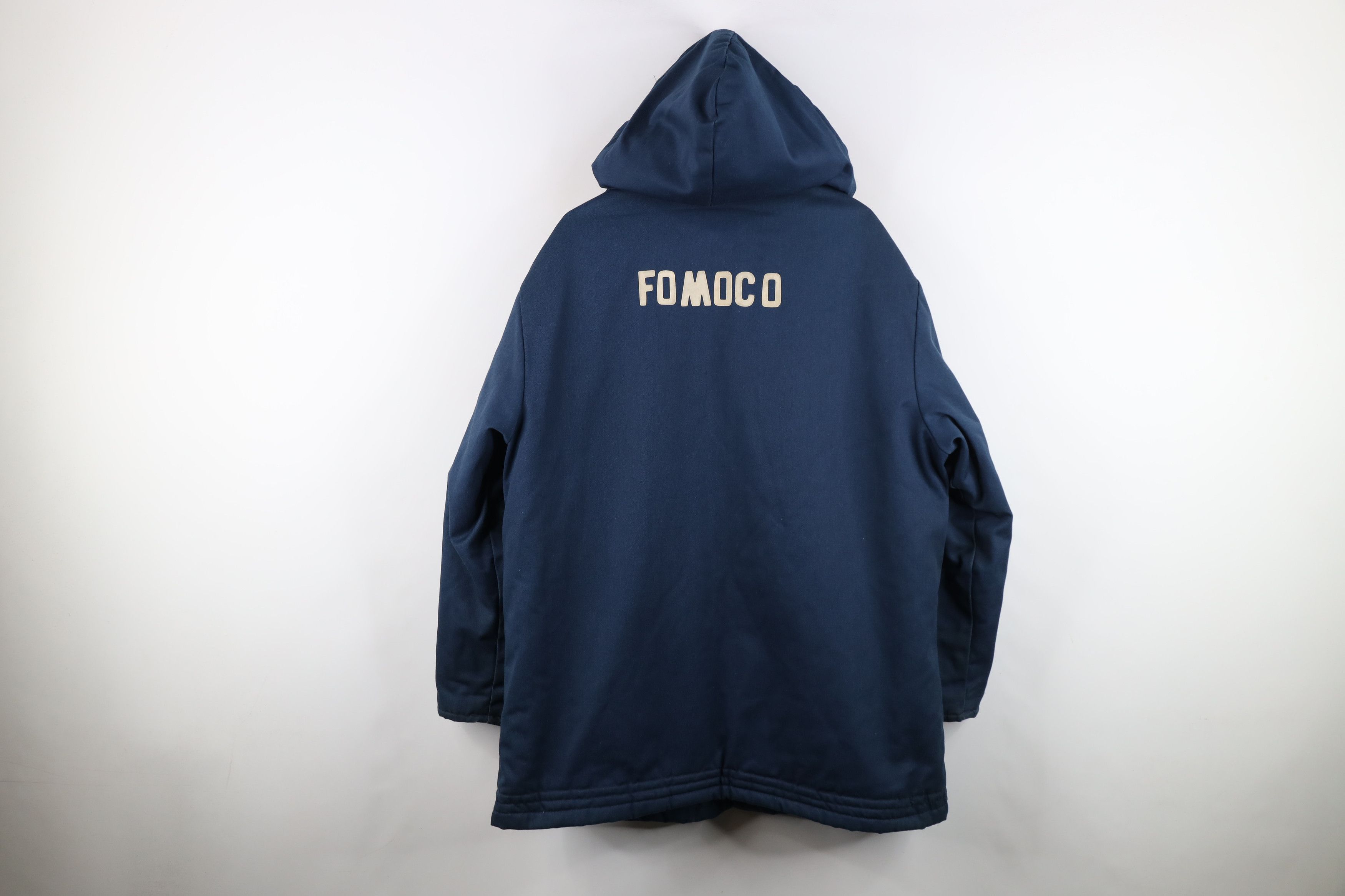 Vintage Vintage 60s 70s Co FoMoCo Quilted Hooded Mechanic Jacket USA Size US L / EU 52-54 / 3 - 1 Thumbnail