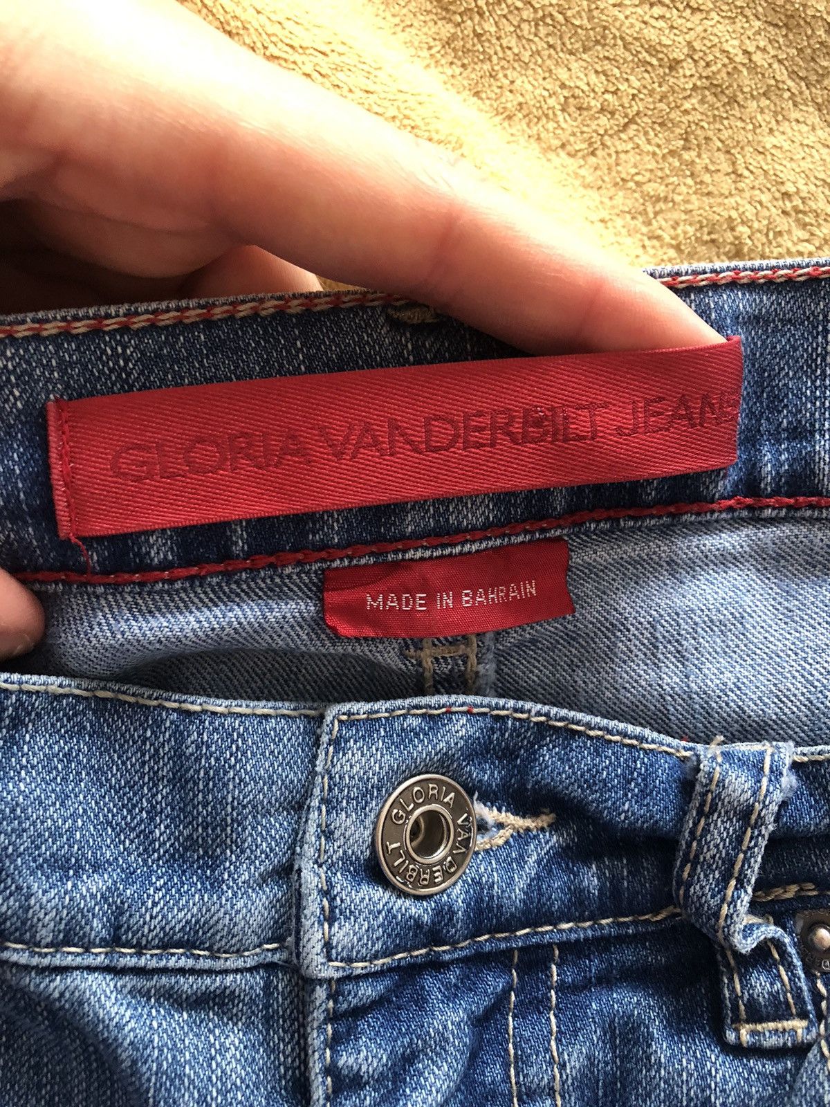 Vintage GLORIA VANDERBILT JEANS VINTAGE QUALITY DENIM JEANS PANTS Size US 31 - 3 Thumbnail