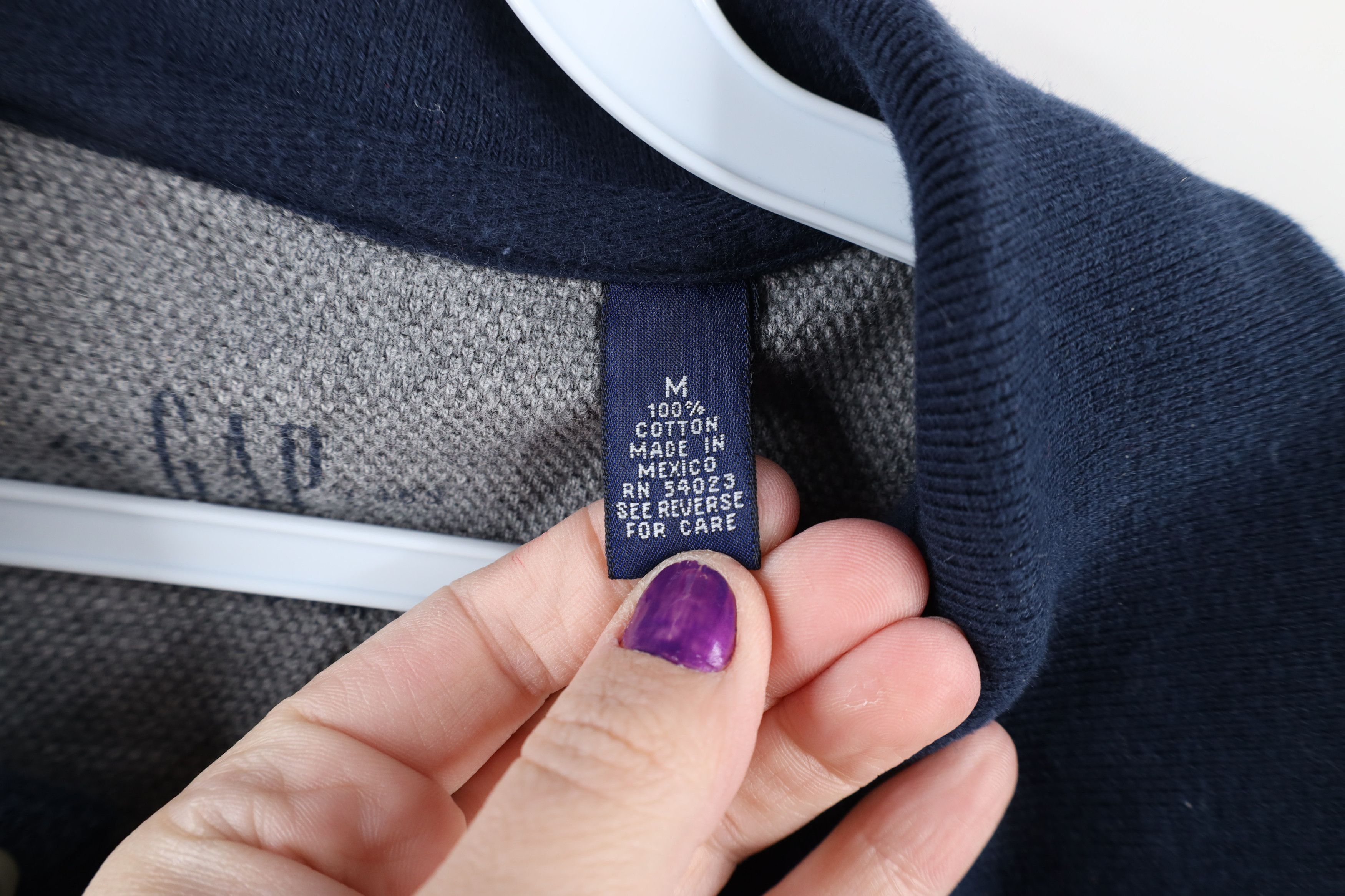Gap × Vintage Vintage Gap Heavyweight Thermal Knit Long Sleeve Polo Size US M / EU 48-50 / 2 - 6 Thumbnail