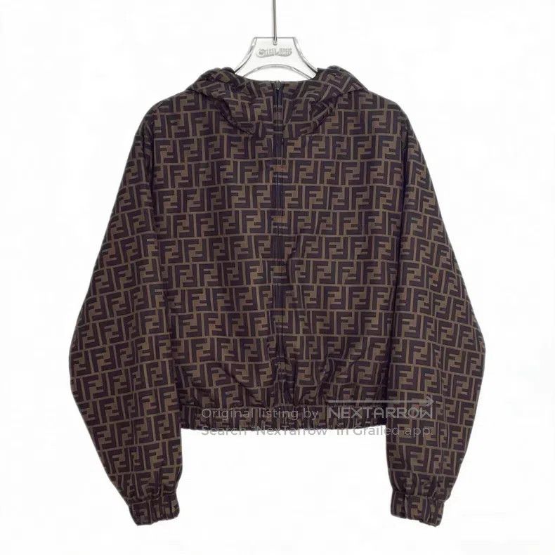Fendi Fendi Dark brown classic double F old flower all-printed h Size XS / US 0-2 / IT 36-38 - 1 Thumbnail