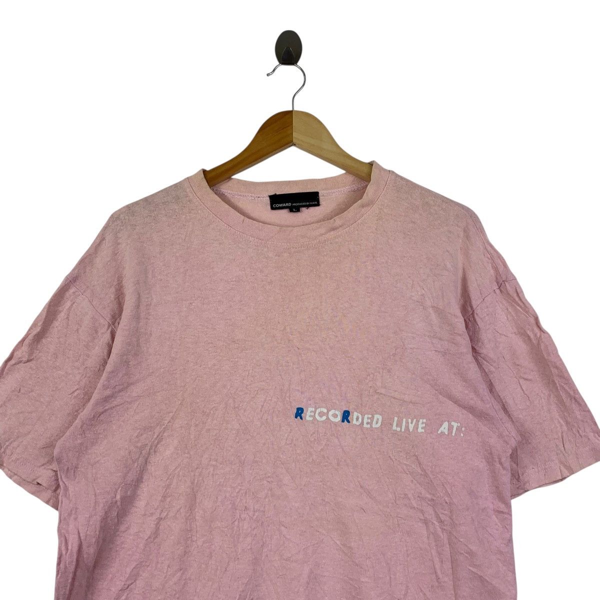 Vintage Vintage CHUCK LANDIS’ Live Recording Tee Shirt Size US L / EU 52-54 / 3 - 2 Thumbnail