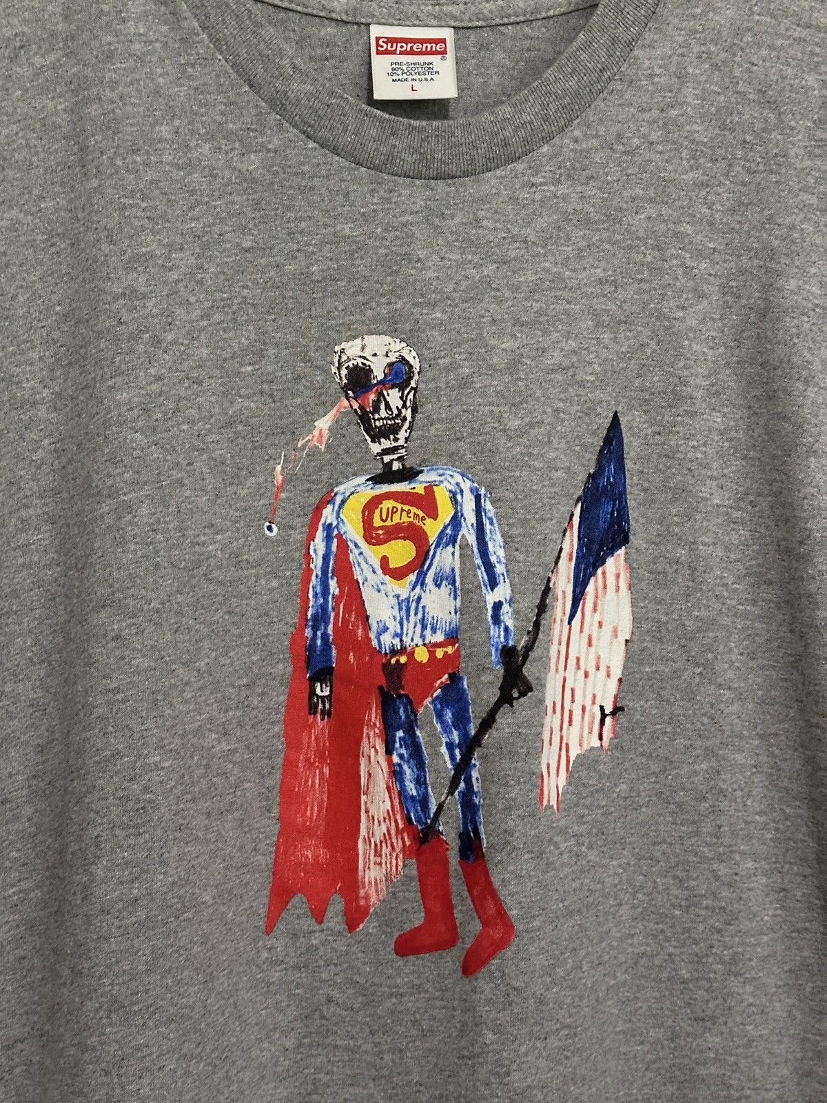 Supreme Supreme Skeleton Tee Size US L / EU 52-54 / 3 - 2 Thumbnail