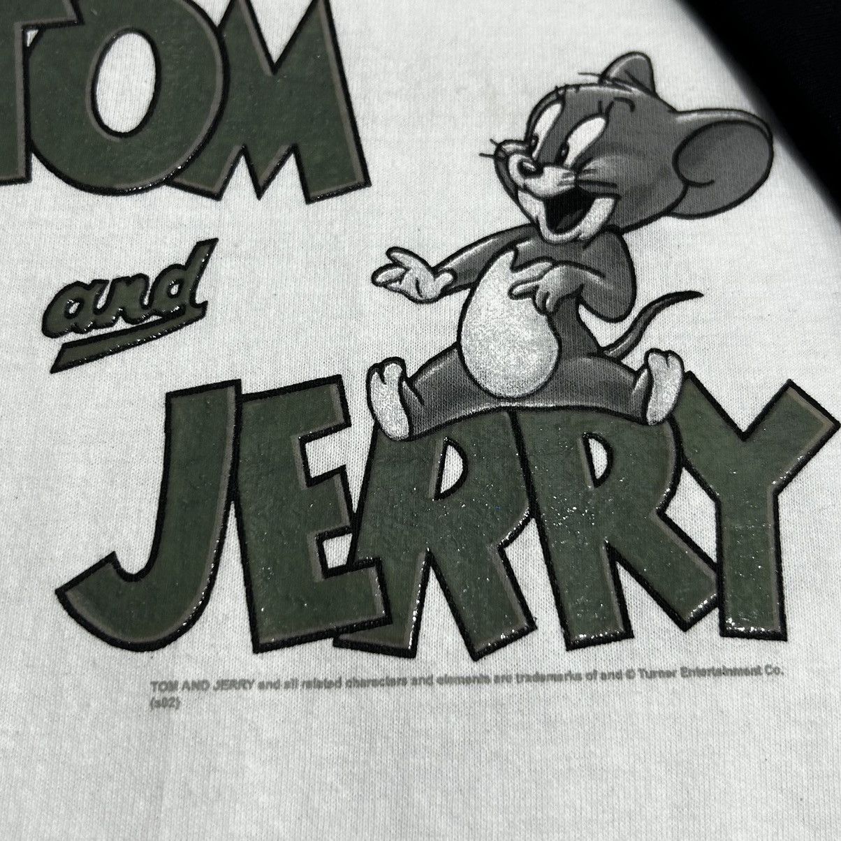 Cartoon Network × Vintage × Warner Bros Tom and Jerry 2002 Ringer Tee Size US L / EU 52-54 / 3 - 4 Thumbnail