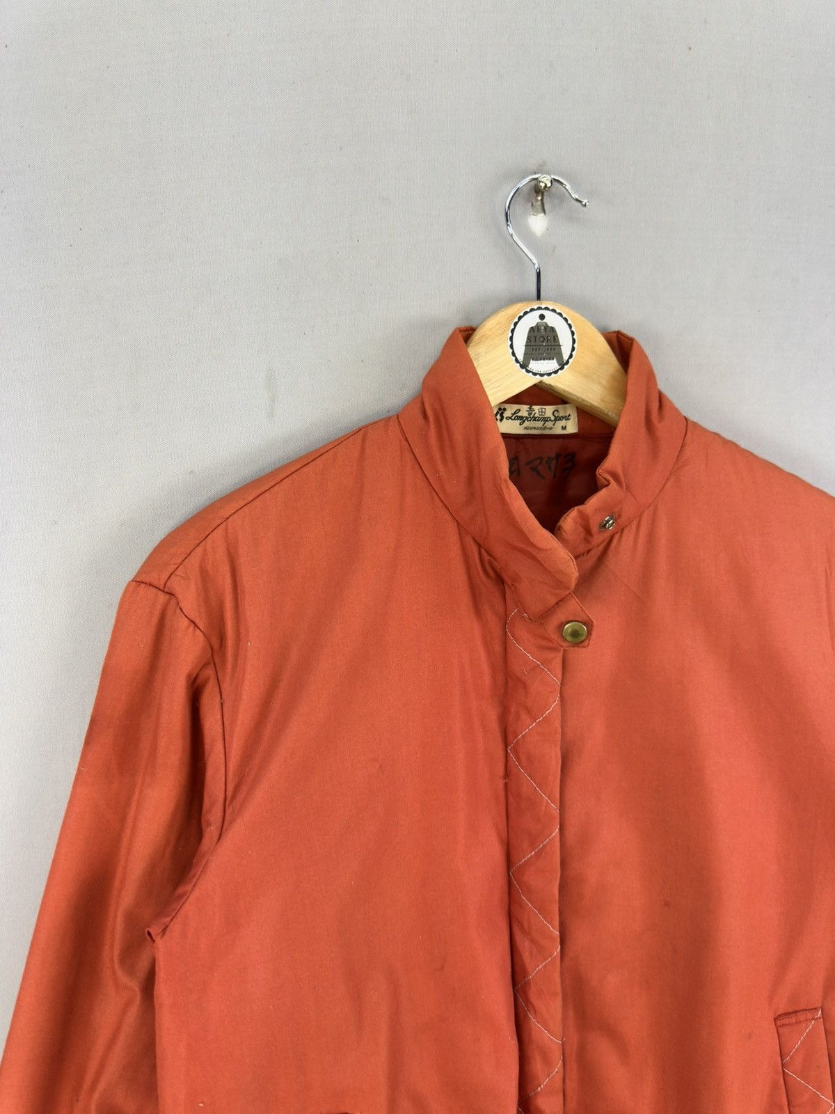 Longchamp Longchamp Sport Embroidered Backhit Bomber Jacket Size US M / EU 48-50 / 2 - 2 Thumbnail