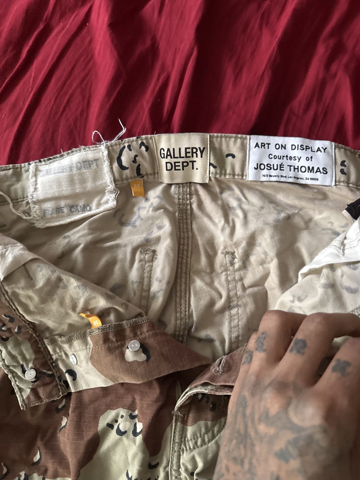 Gallery Dept. CHOCOLATE CHIP CARPENTER FLARE Size US 32 / EU 48 - 4 Thumbnail