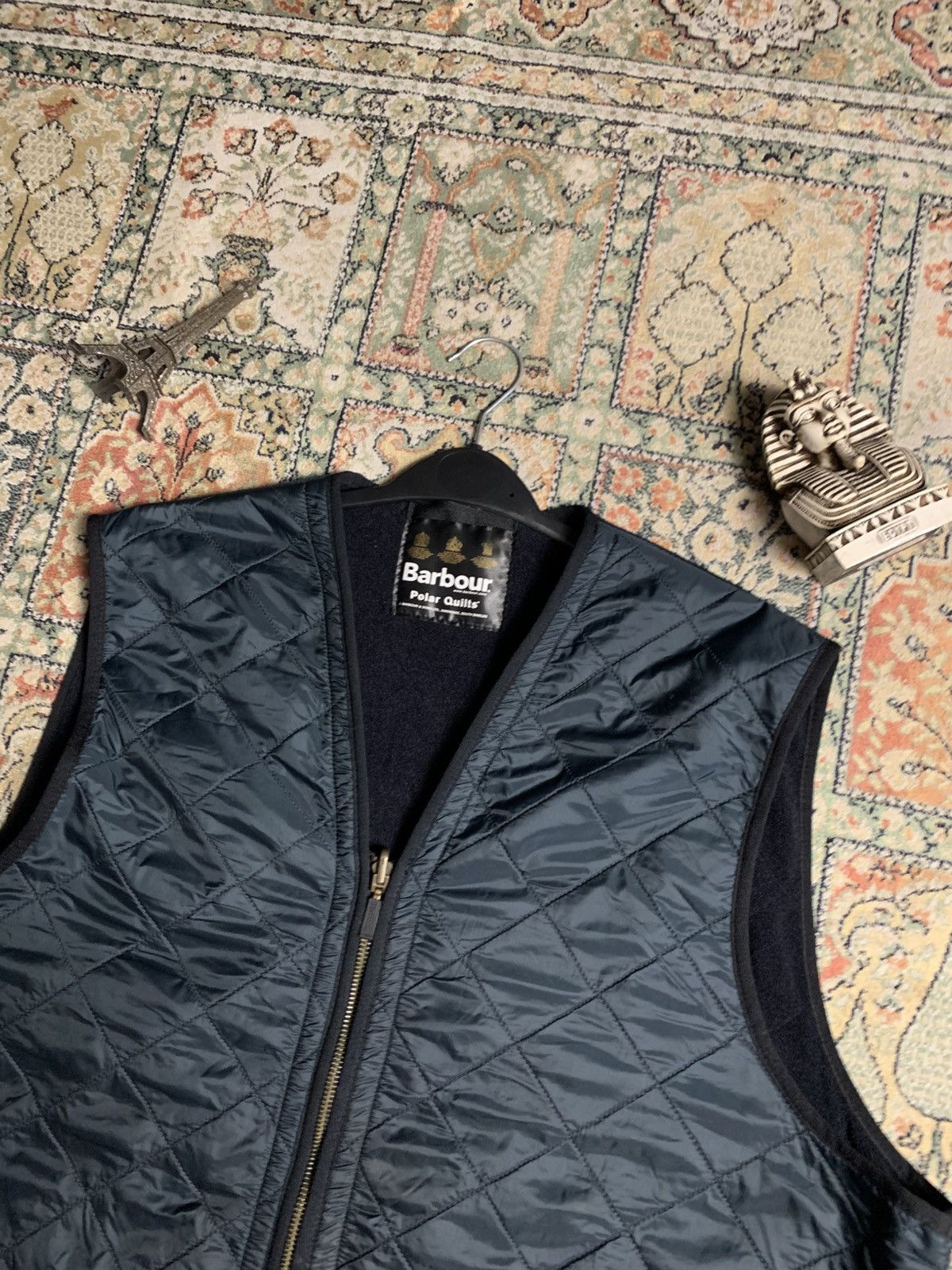 Barbour × Vintage Vintage Barbour Polarquilt waistcoat Vest Size US XL / EU 56 / 4 - 2 Thumbnail
