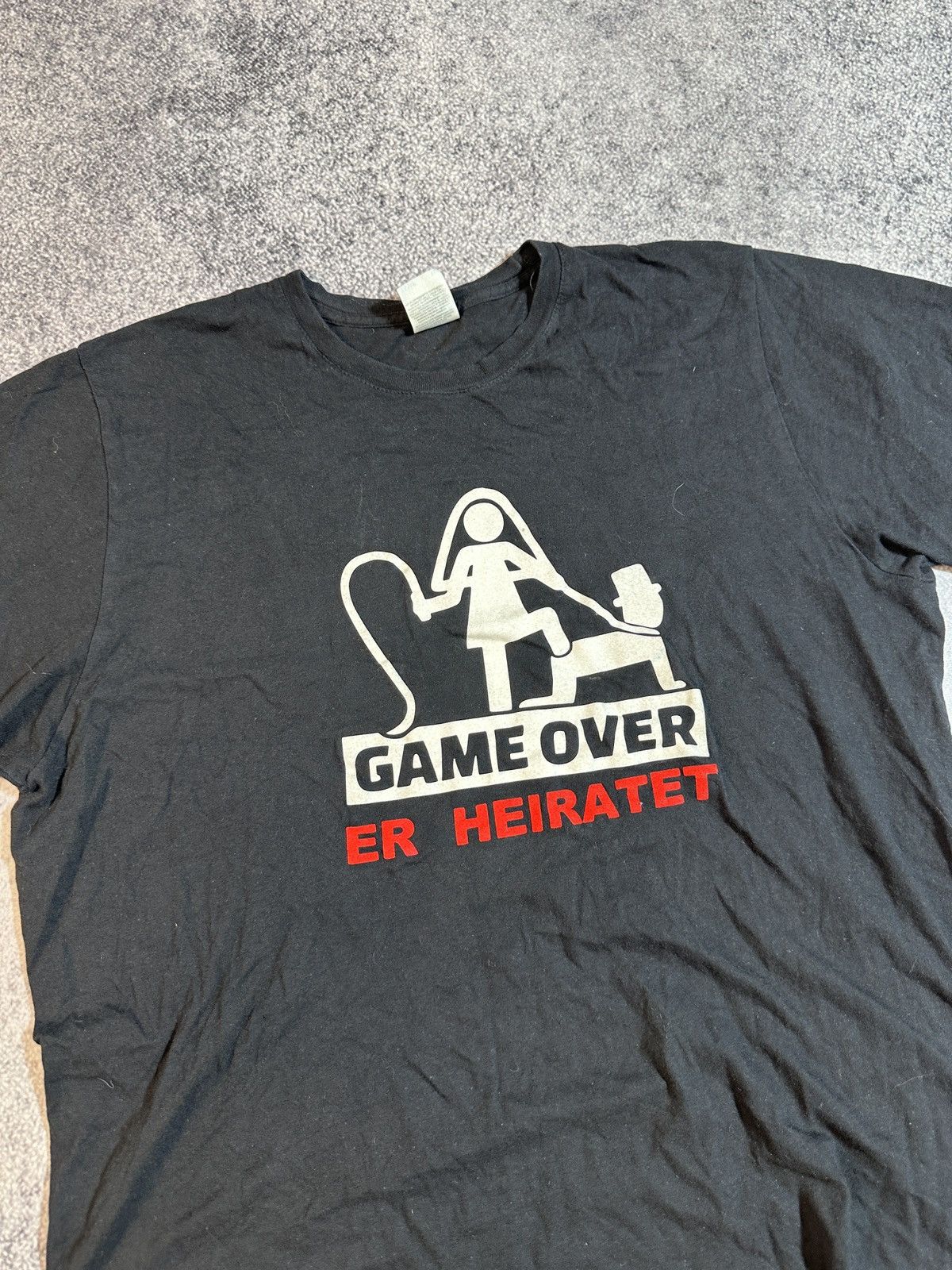 Other Game Over Wedding Logo T-shirt Art Funny Life Streetwear XL Size US XL / EU 56 / 4 - 2 Thumbnail
