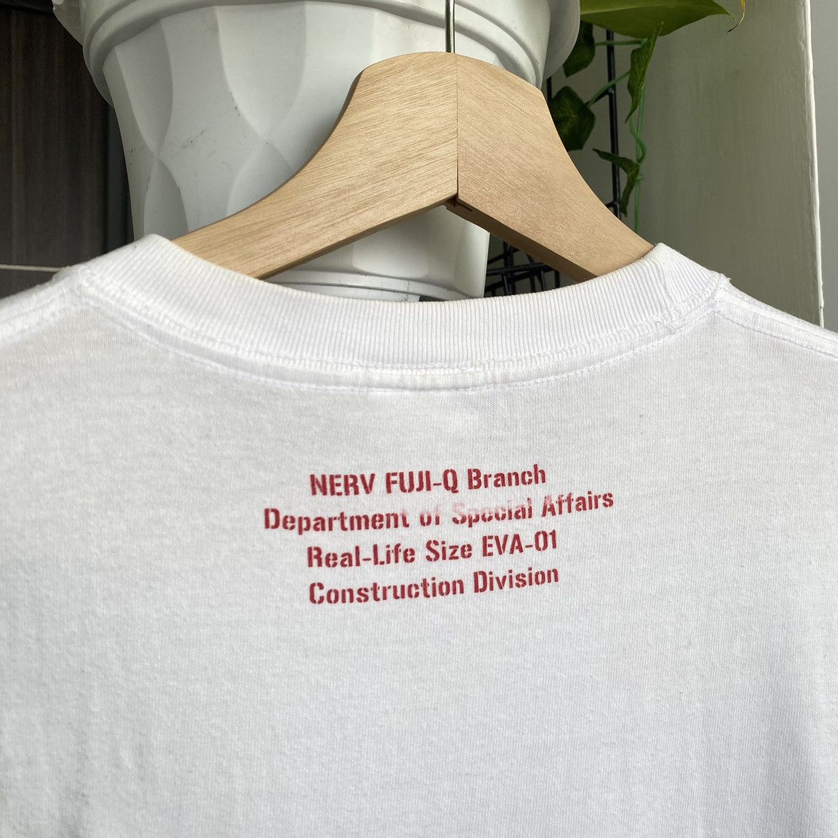 Anime Vintage NERV Evangelion World Neon Genesis Anime Tshirt Size US L / EU 52-54 / 3 - 4 Thumbnail