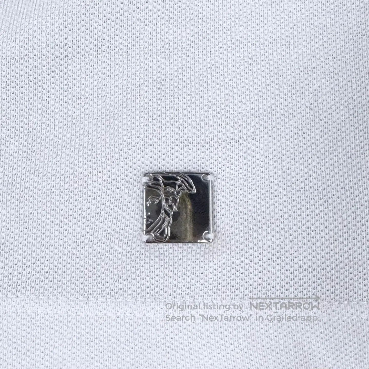 Versace Versace White Hem Medusa Metal Logo Side Geometric Logo Hi Size US M / EU 48-50 / 2 - 7 Thumbnail