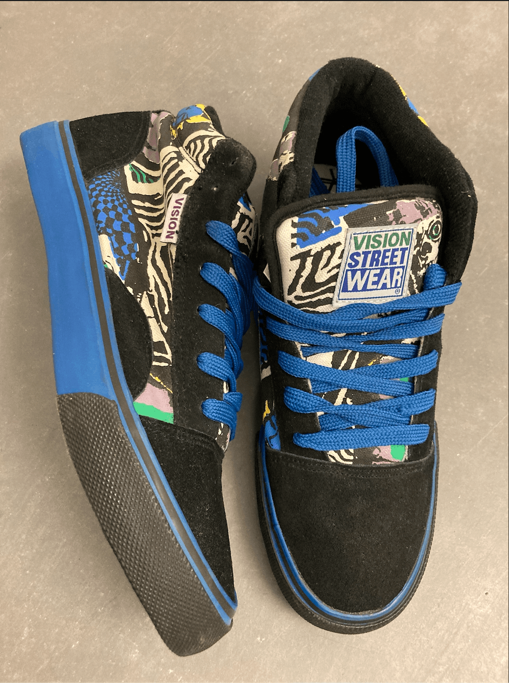 Vision Streetwear Vision Street Wear * Rare * NOS *Sk8 Old Skool * Hi-Topss ! Size US 9 / EU 42 - 2 Thumbnail