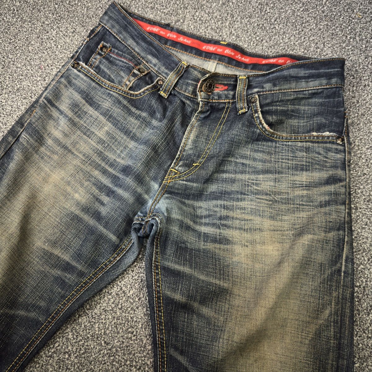 Seditionaries Japanese Avant Garde Edwin 503 Edge of Blue Jeans Size US 31 - 3 Thumbnail