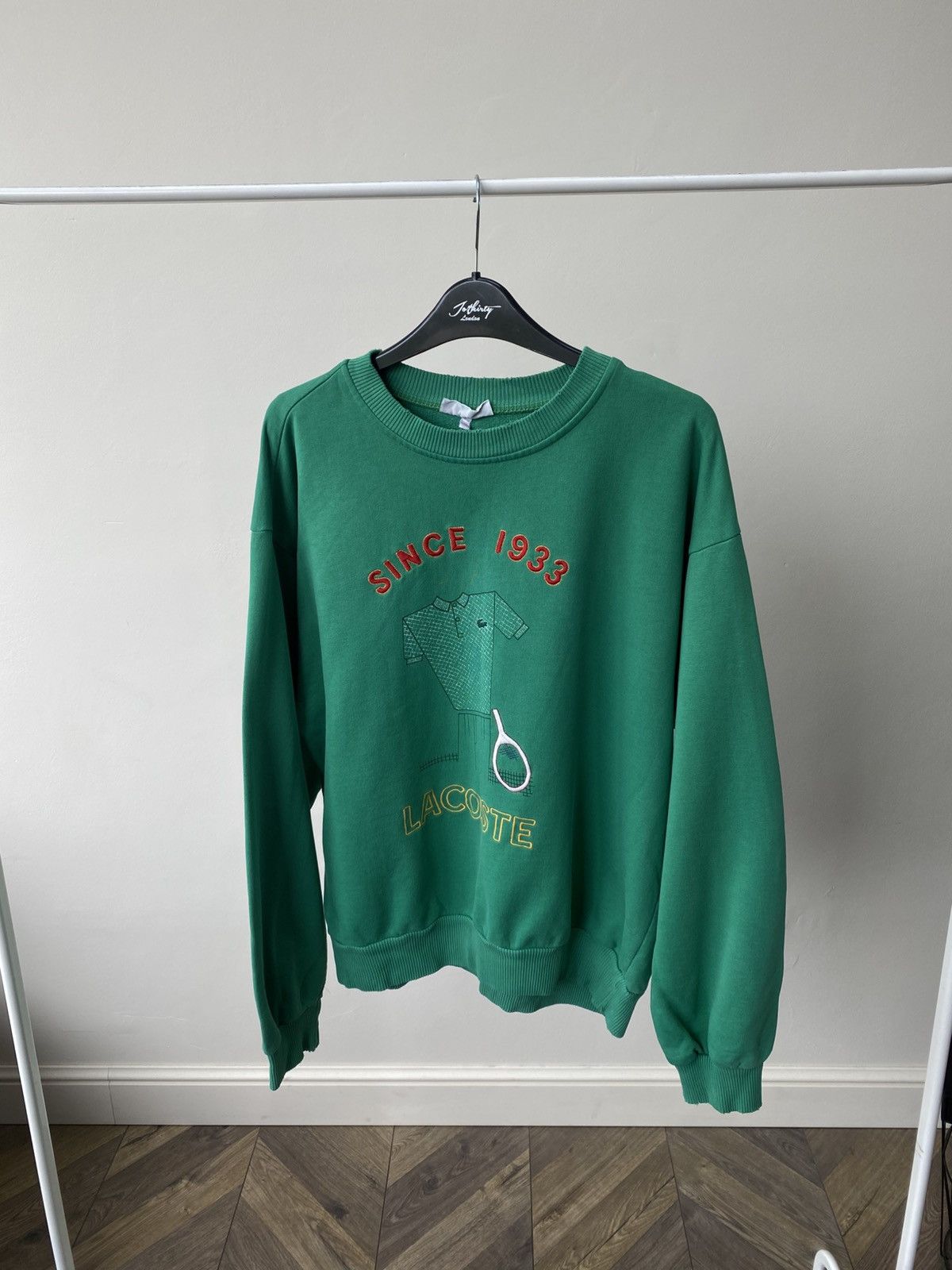 Lacoste Vintage Lacoste tennis sweatshirt rare 90s Size US M / EU 48-50 / 2 - 2 Thumbnail