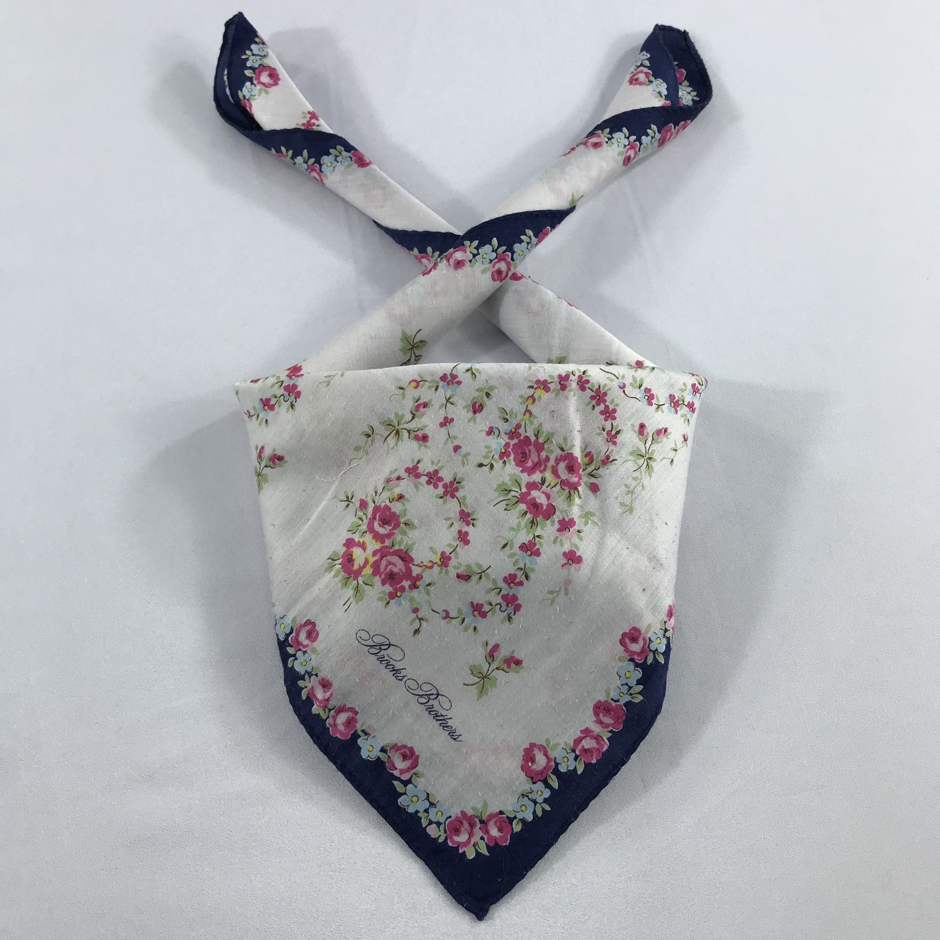 Brooks Brothers × Vintage Brooks Brothers Bandana / Handkerchief / Neckerchief - S1970 Size ONE SIZE - 3 Thumbnail