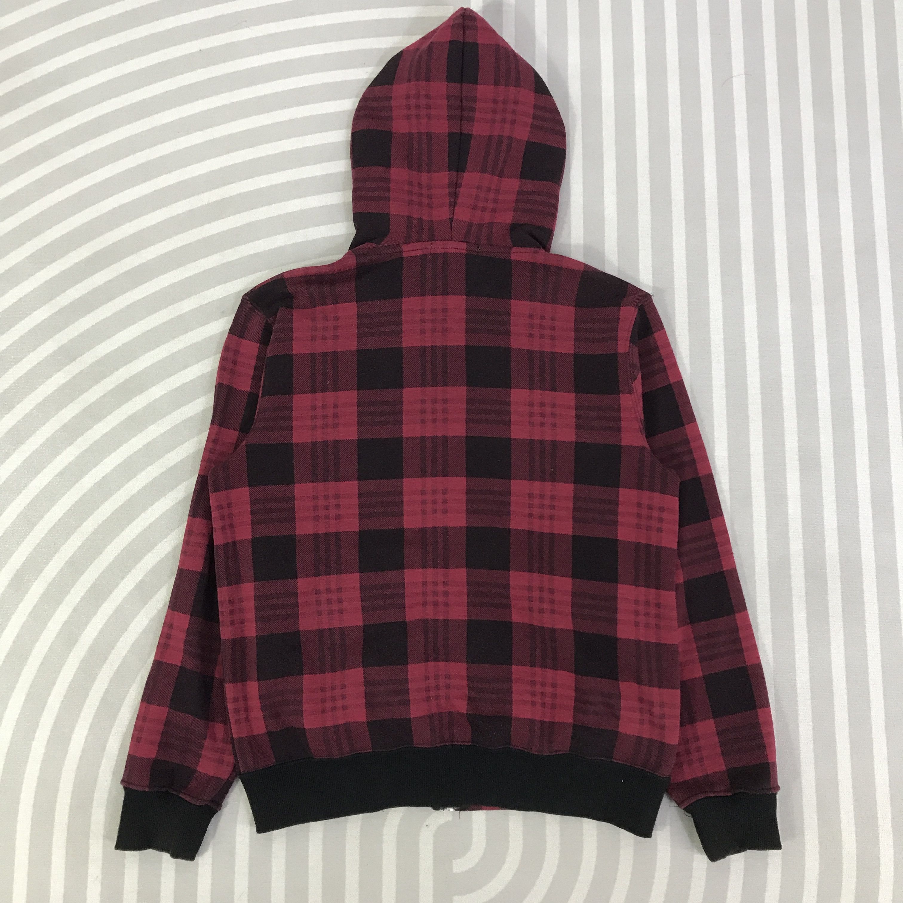 Japanese Brand Vintage Moco Moco Jeans Tartan Hoodies K115B13 Size US M / EU 48-50 / 2 - 3 Thumbnail