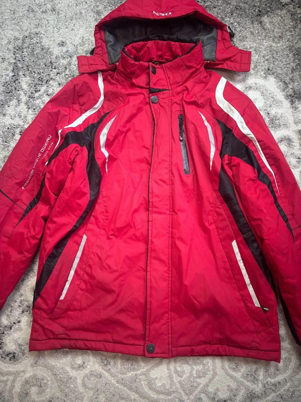 Vintage Danweinu Red Technical Ski Jacket Gorpcore Aesthetic Size US L / EU 52-54 / 3 - 4 Thumbnail