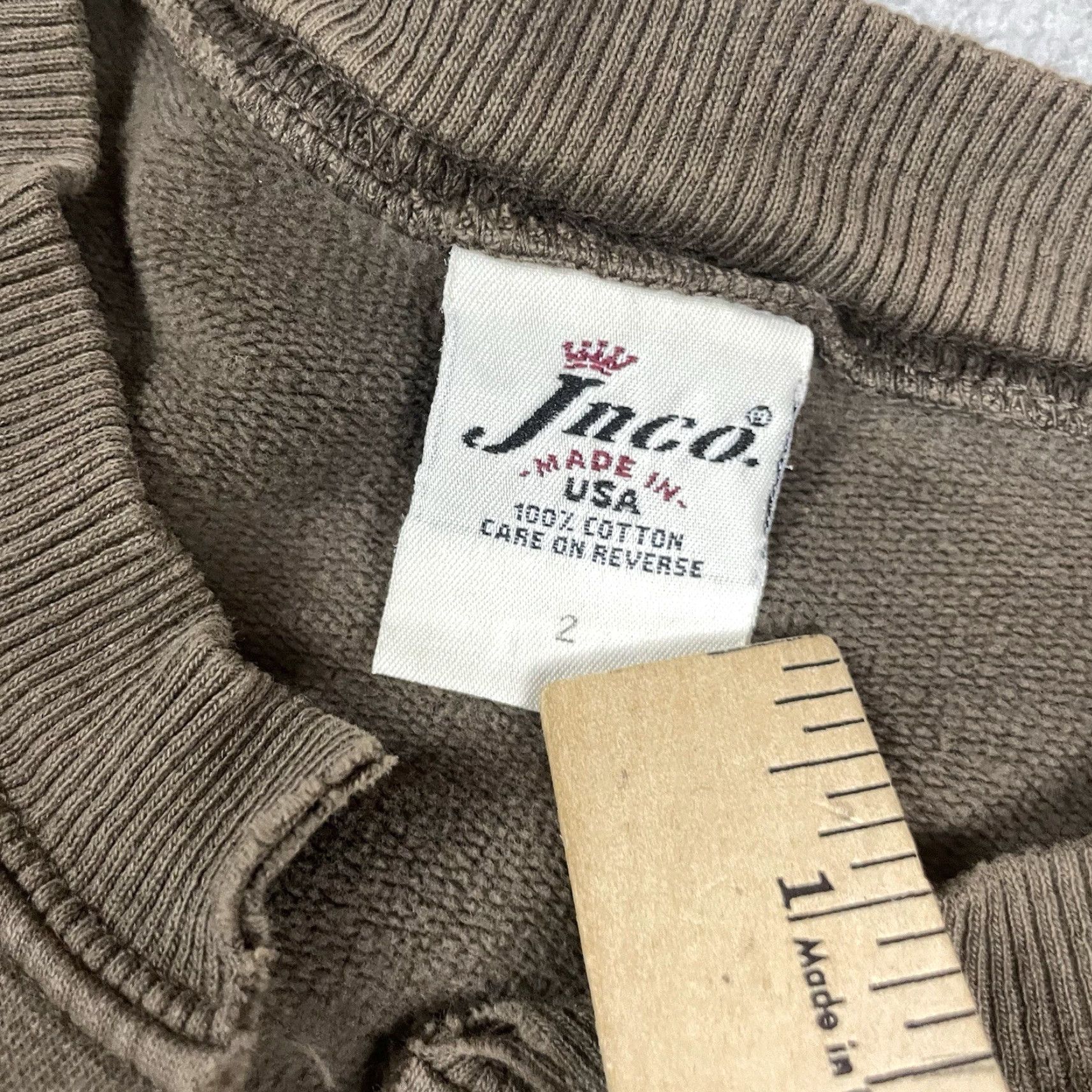 JNCO VINTAGE JNCO Sweatshirt Mens XL Brown Cut Off Short Sleeve Altered Triple Crown Size US XL / EU 56 / 4 - 4 Thumbnail