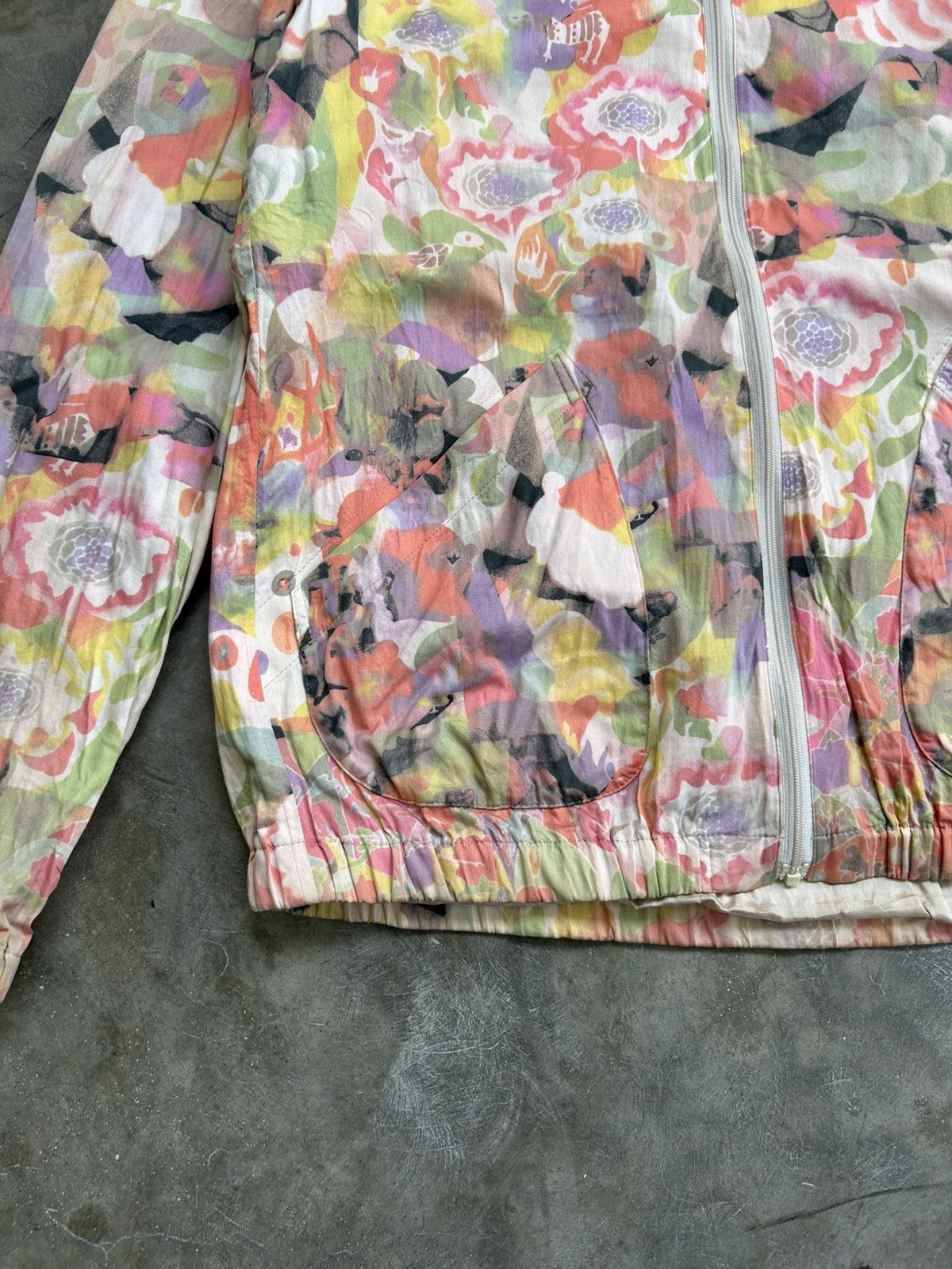 Issey Miyake 2000s Frapbois by Issey Miyake Abstract Printed Zip Jacket Size US M / EU 48-50 / 2 - 3 Thumbnail