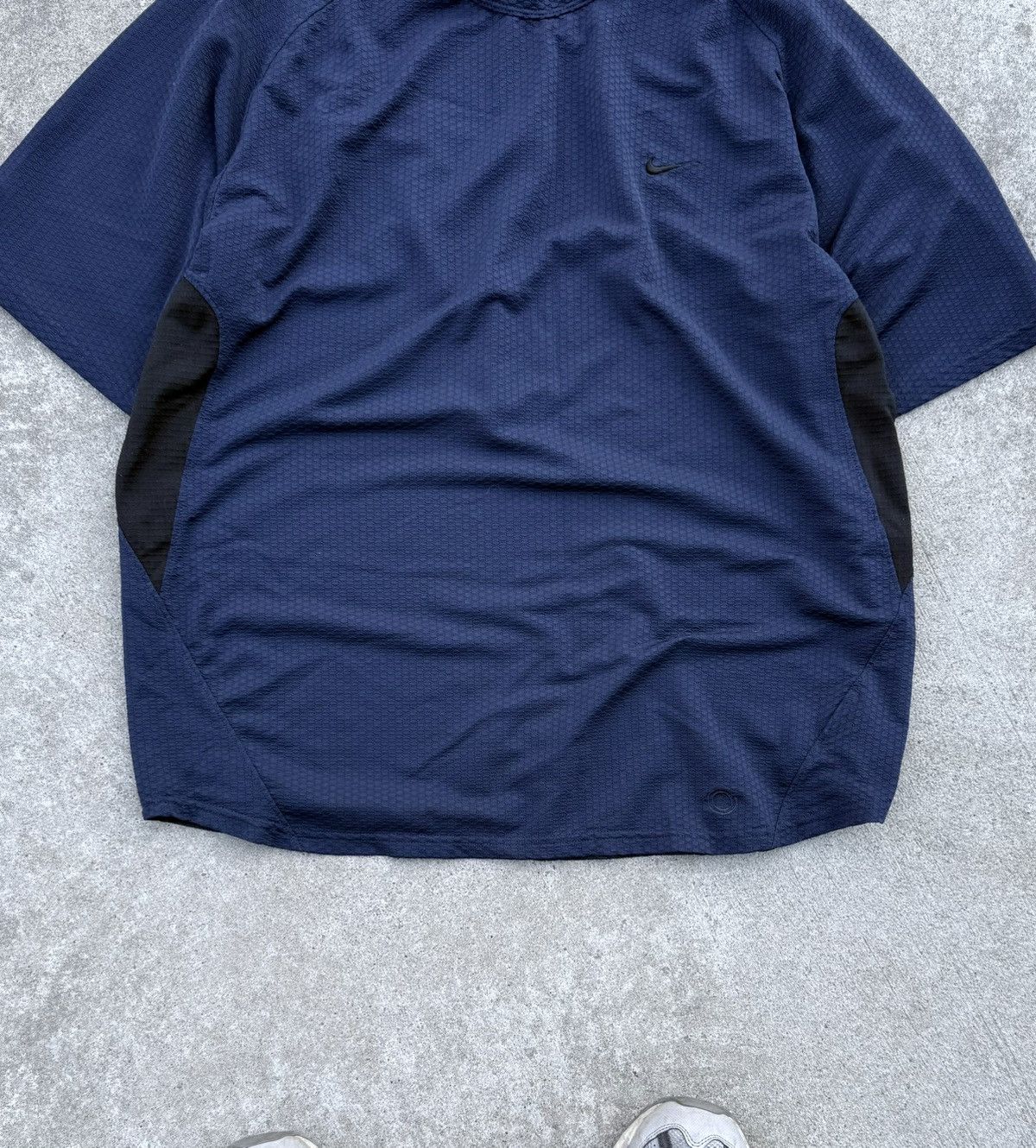 Nike × Vintage Vintage Nike 90s streetwear y2k track t-shirt Size US L / EU 52-54 / 3 - 2 Thumbnail