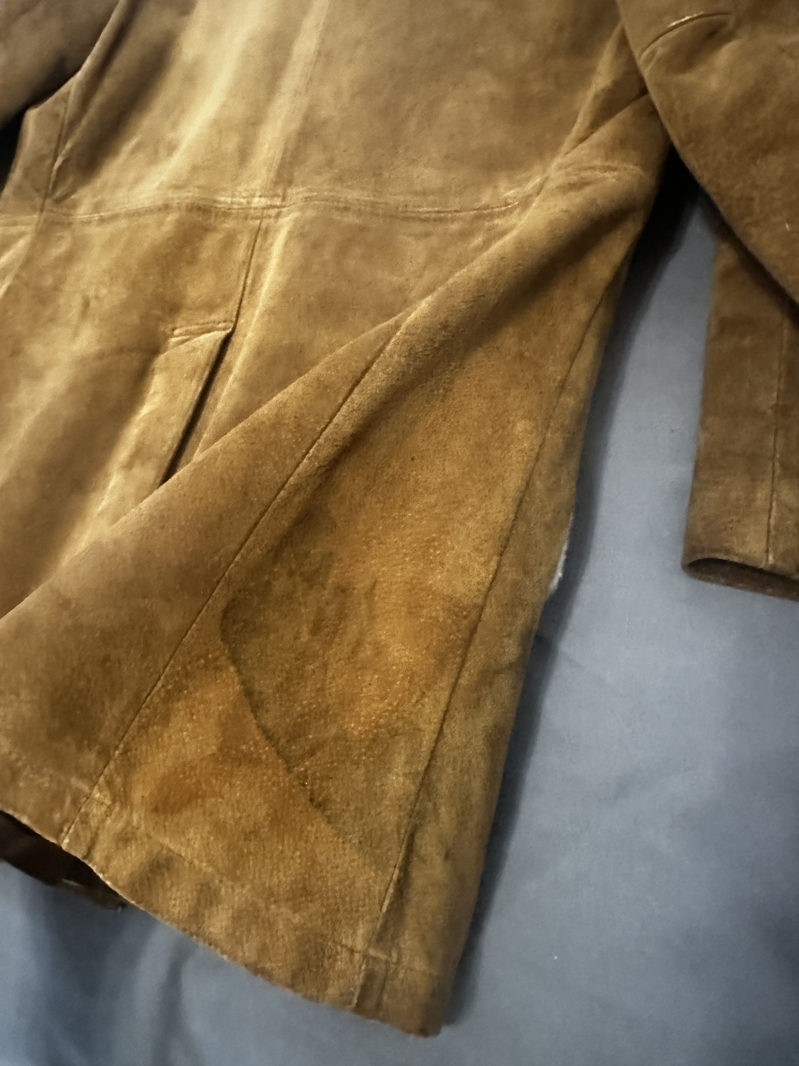 Vintage Deerskin Double Breasted Shearling Coat Size US M / EU 48-50 / 2 - 4 Thumbnail