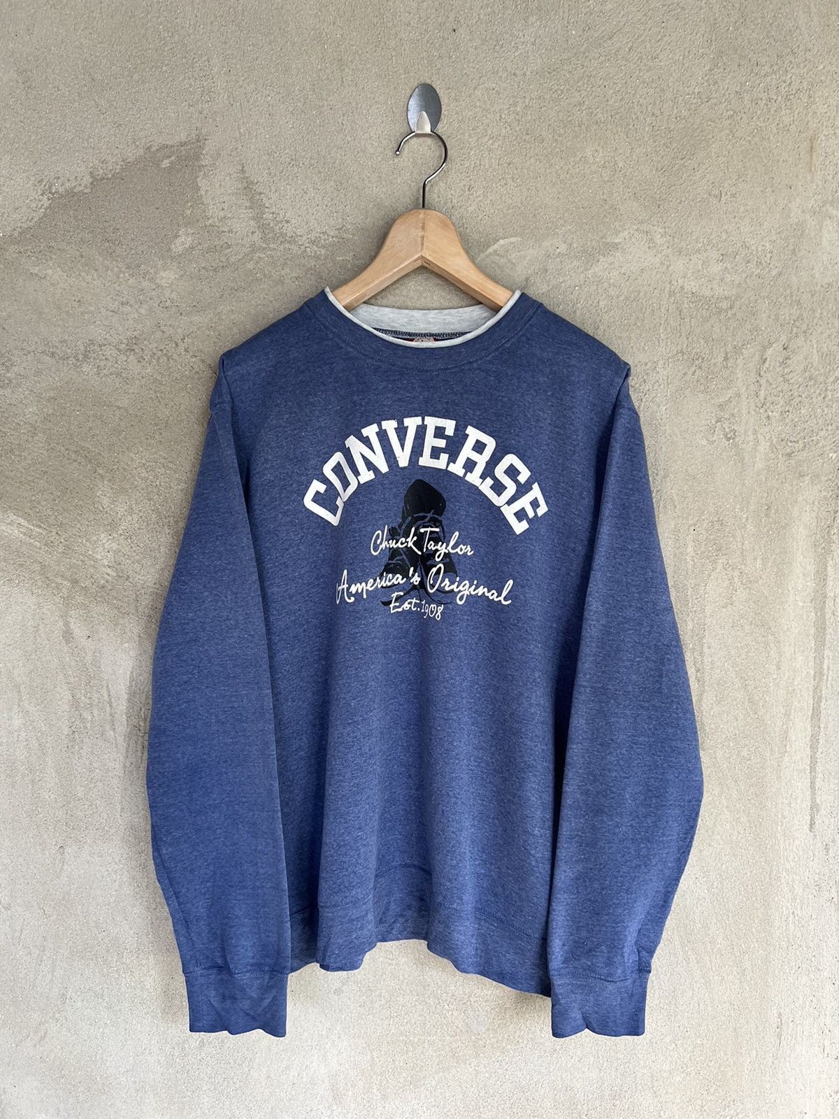 Converse Vintage Converse Spell Out Sweatshirt Size US L / EU 52-54 / 3 - 2 Thumbnail