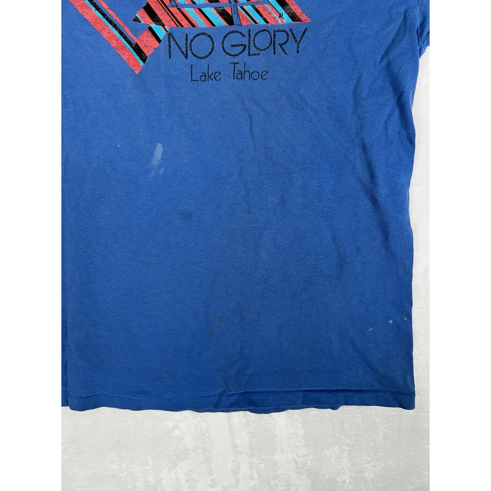 Hanes Vintage Lake Tahoe T-Shirt Size XL Skiing Single Stitch Made Size US XL / EU 56 / 4 - 2 Thumbnail