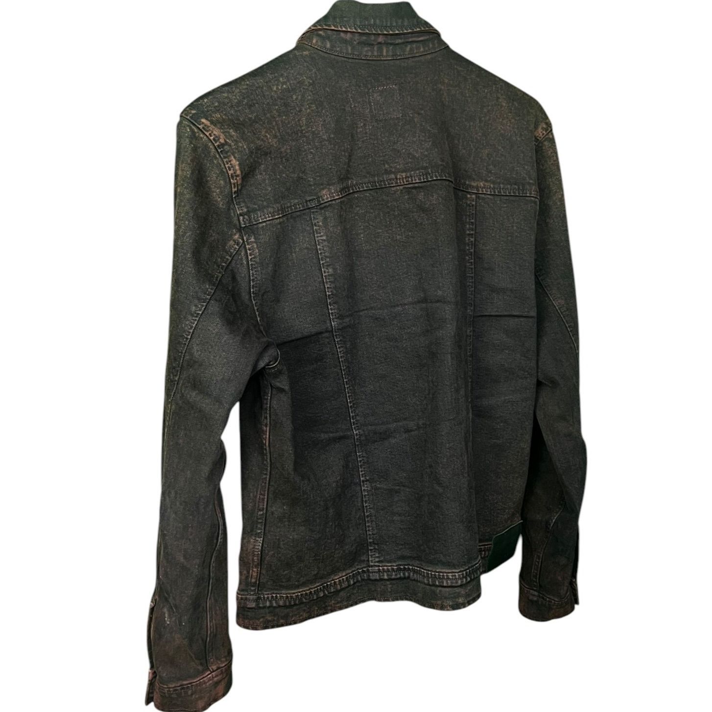 Joe's Joe's Jeans Men's Medium Purple Washed Denim Trucker Jacket Size US M / EU 48-50 / 2 - 2 Thumbnail