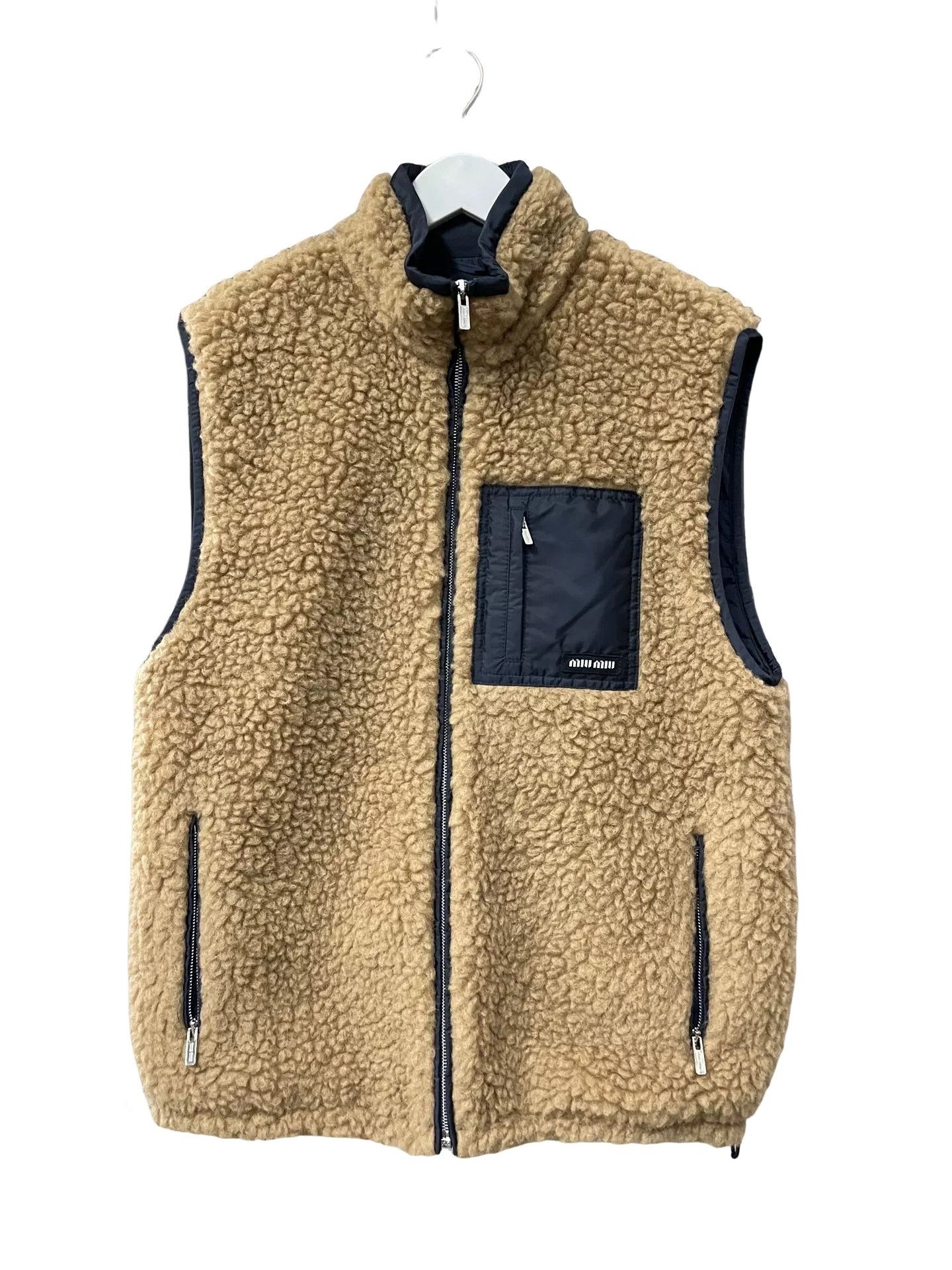 Miu Miu Miu Miu Teddy Fleece Vest Size 40 Size S / US 4 / IT 40 - 1 Thumbnail