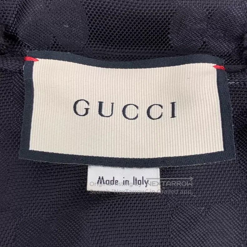 Gucci Gucci Black logo dark pattern full print hooded drawstring Size US S / EU 44-46 / 1 - 5 Thumbnail