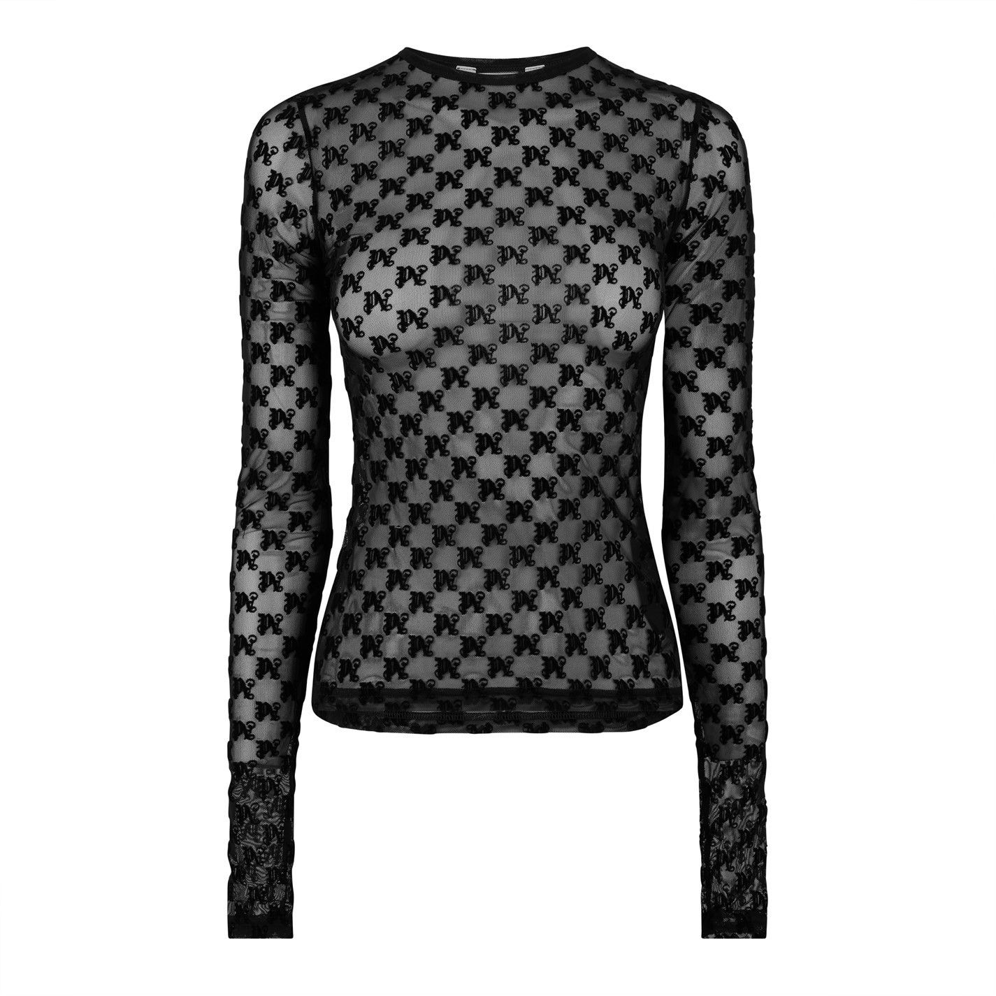 Palm Angels o1g2r1mq0325 Short Sleeve T-Shirt in Black Size S / US 4 / IT 40 - 1 Thumbnail