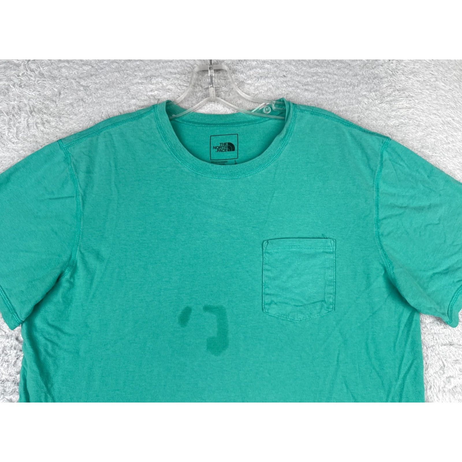 The North Face The North Face Shirt Men Large Blue Crew Short Sleeve Cotton Blend Pocket READ YourTouch Size US L / EU 52-54 / 3 - 4 Thumbnail
