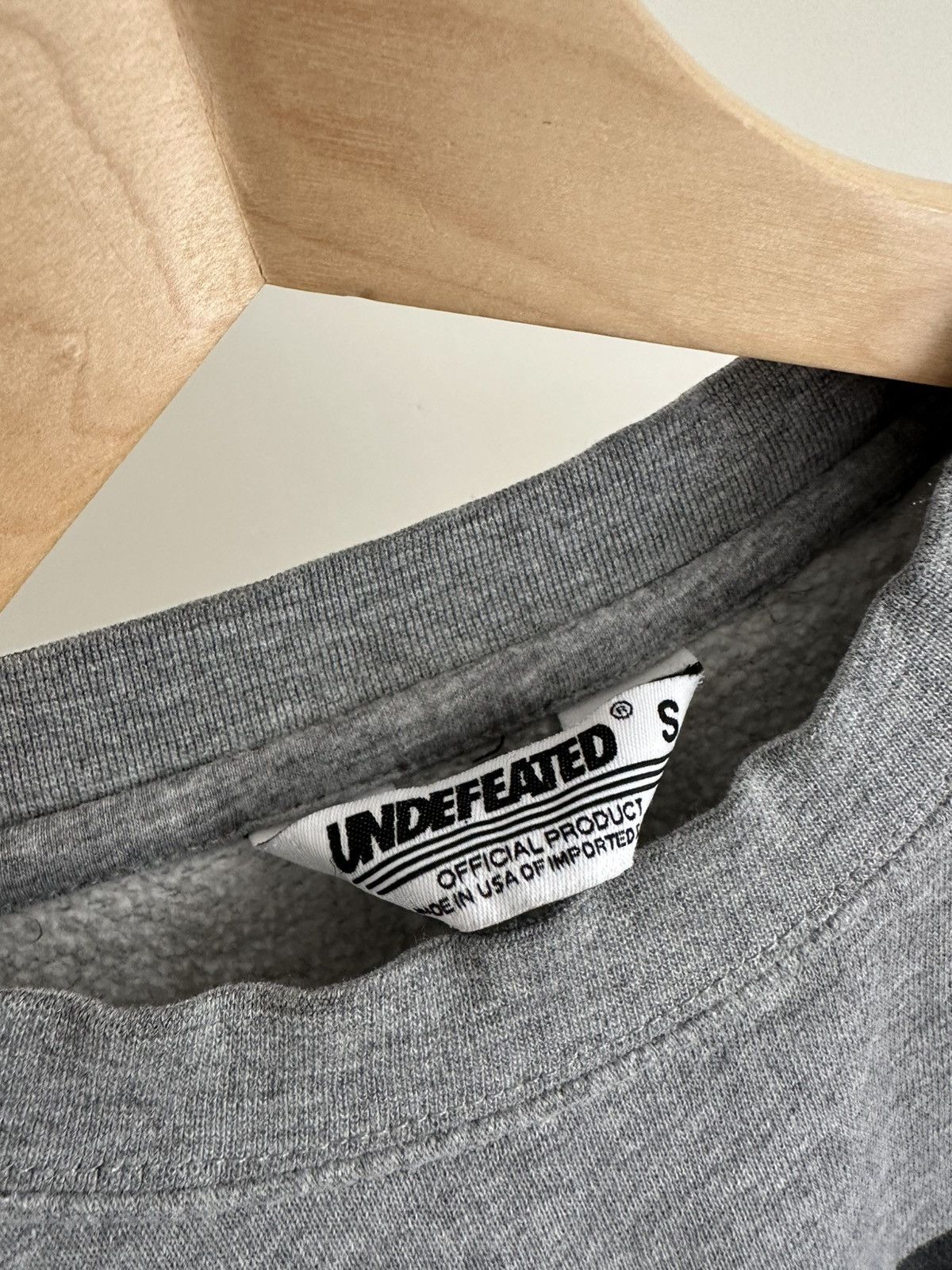 Japanese Brand × Undefeated Undefeated Sweater Grey Streetwear Size Small Size US S / EU 44-46 / 1 - 3 Thumbnail