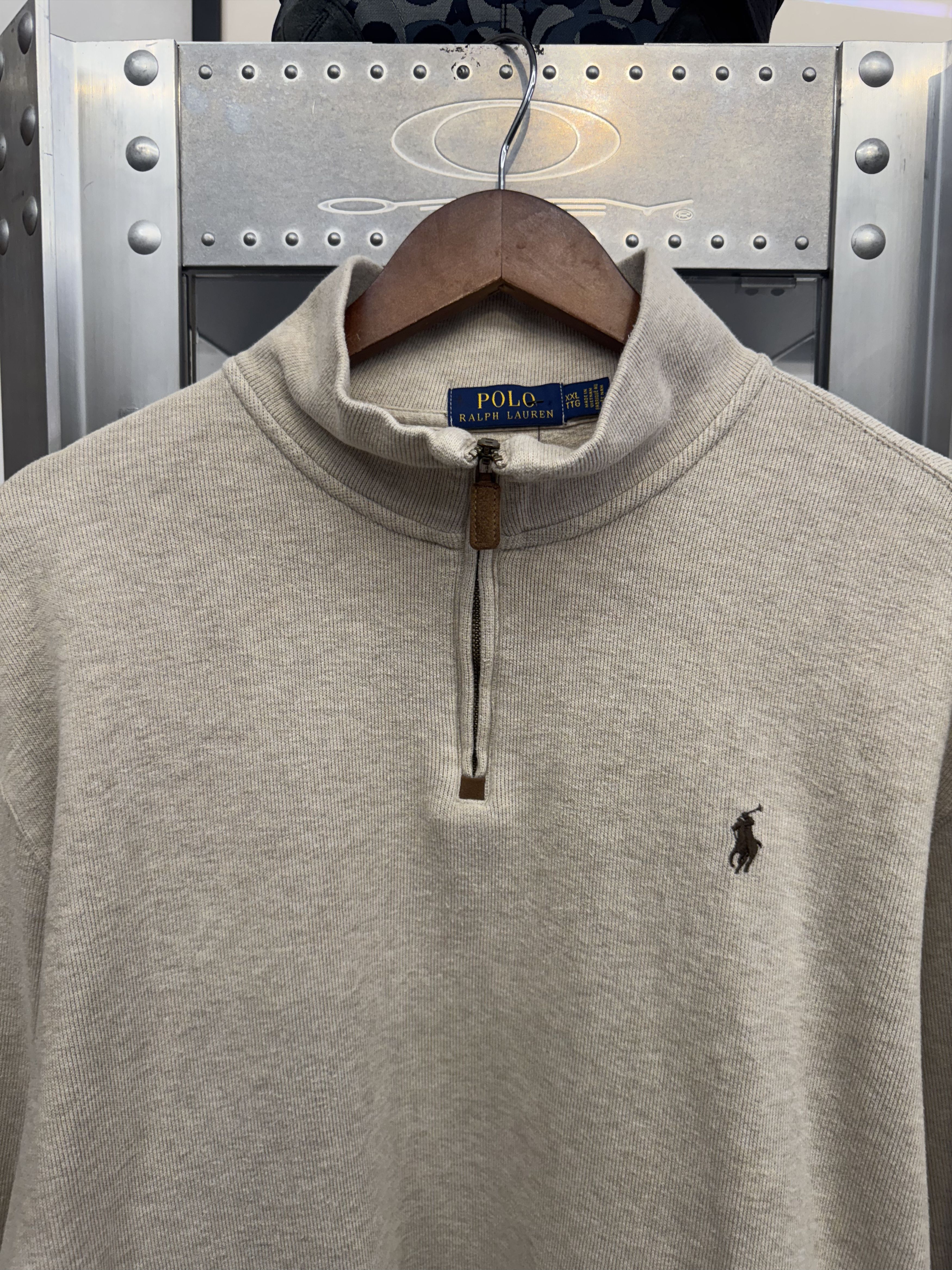 Polo Ralph Lauren Vintage RL Quarter Zip Size US XXL / EU 58 / 5 - 2 Thumbnail