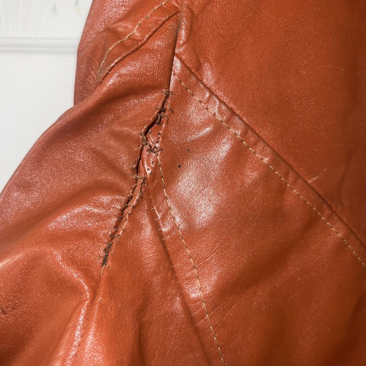 Other Vintage Leather Jacket Size US XXL / EU 58 / 5 - 5 Thumbnail
