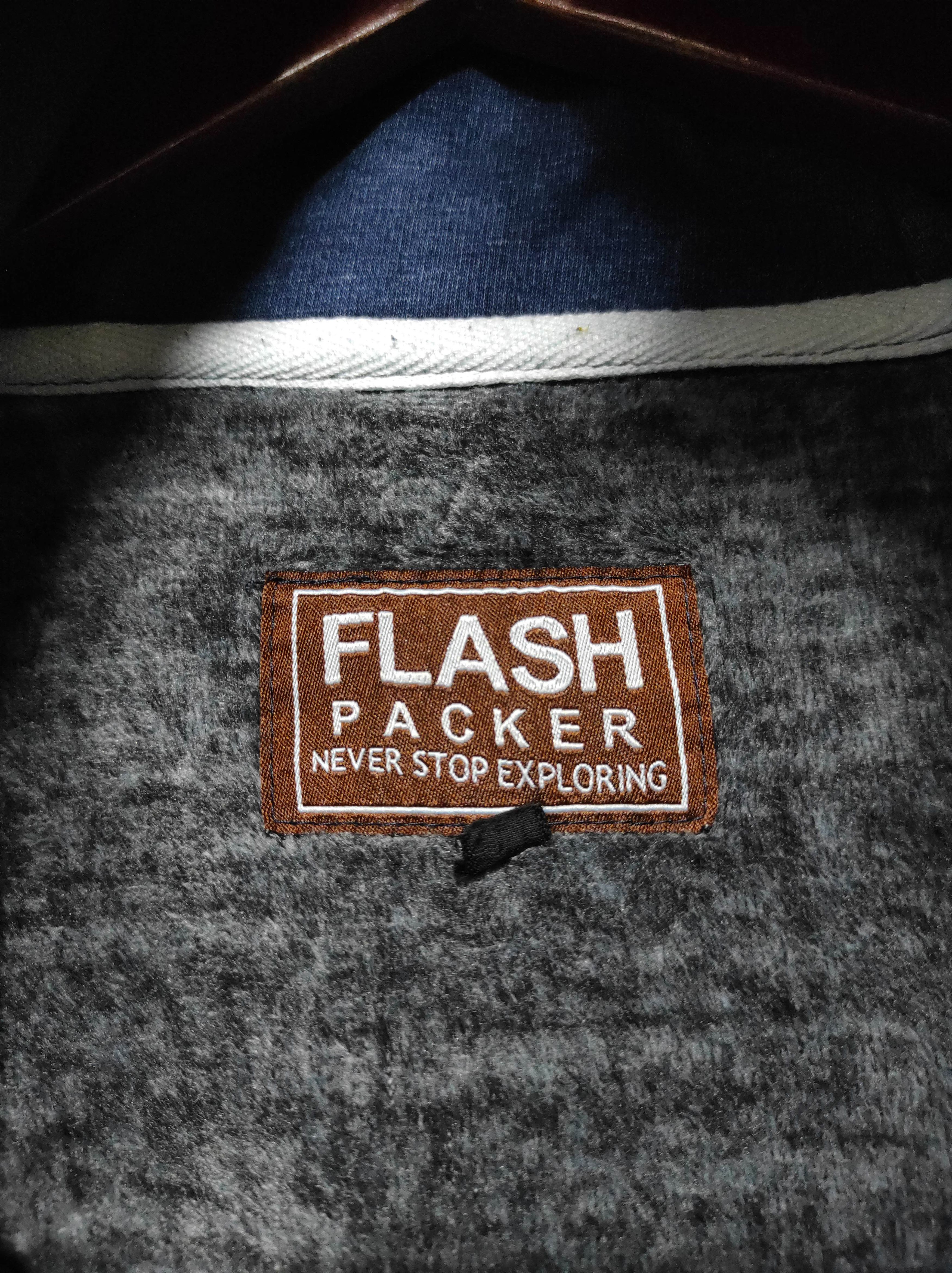 Japanese Brand Flash Packer Sherpa Denim Double Zip fur hoodie LGB style Size US M / EU 48-50 / 2 - 5 Thumbnail